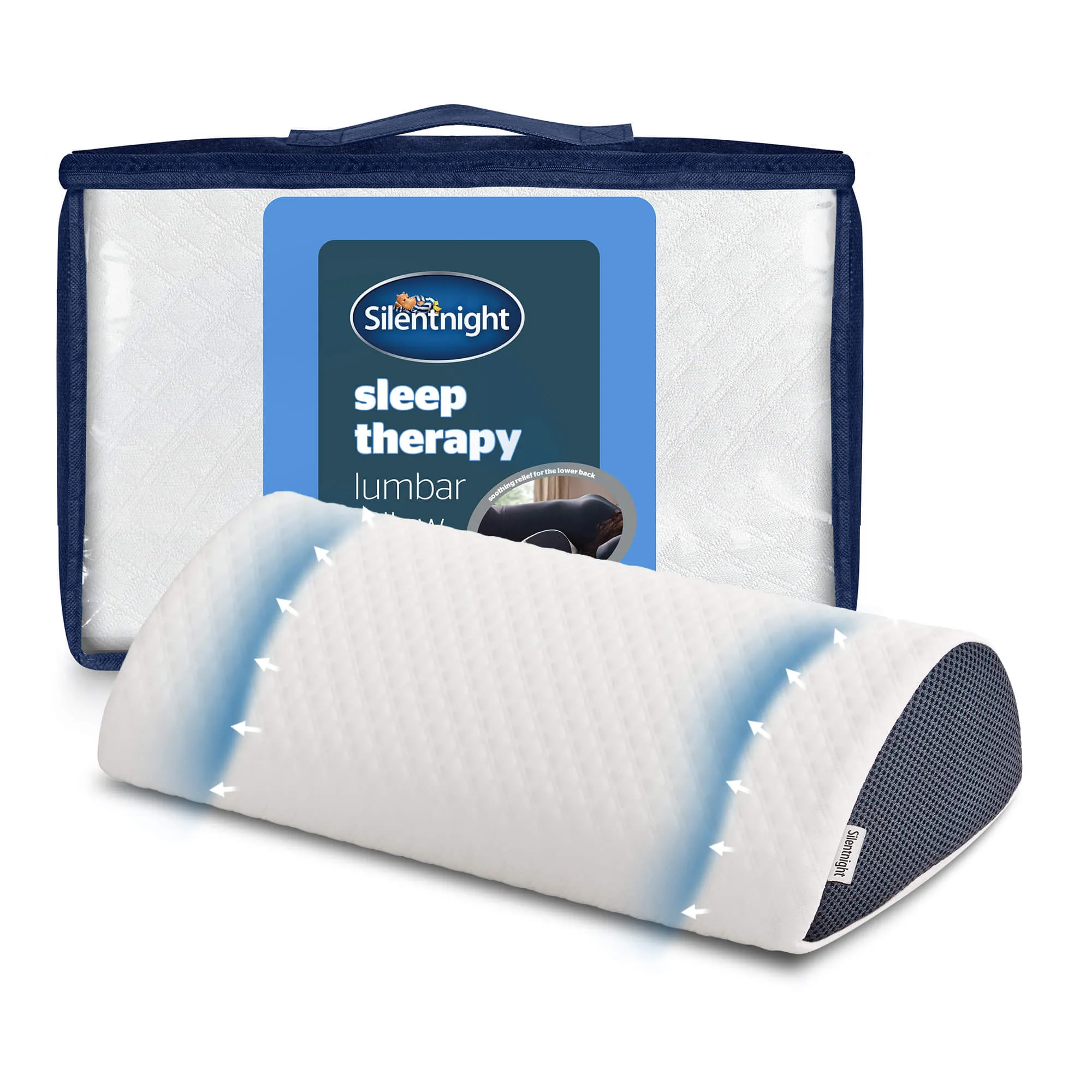 Silentnight Sleep Therapy Lumbar Pillow - White product