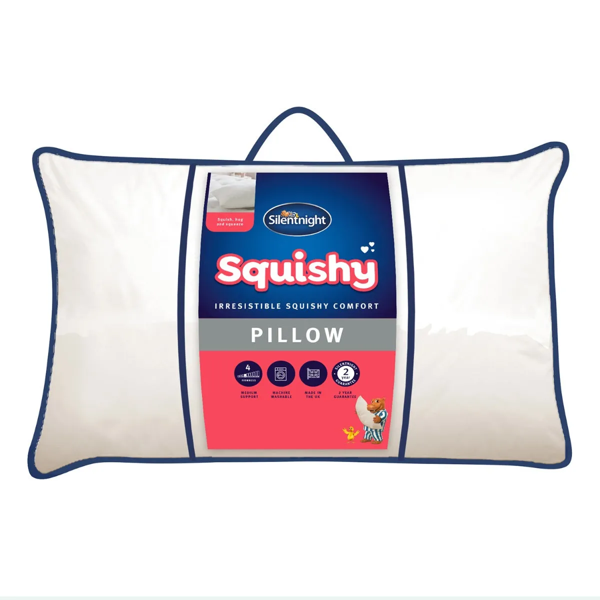 Silentnight Squishy Hypoallergenic Pillow - White product