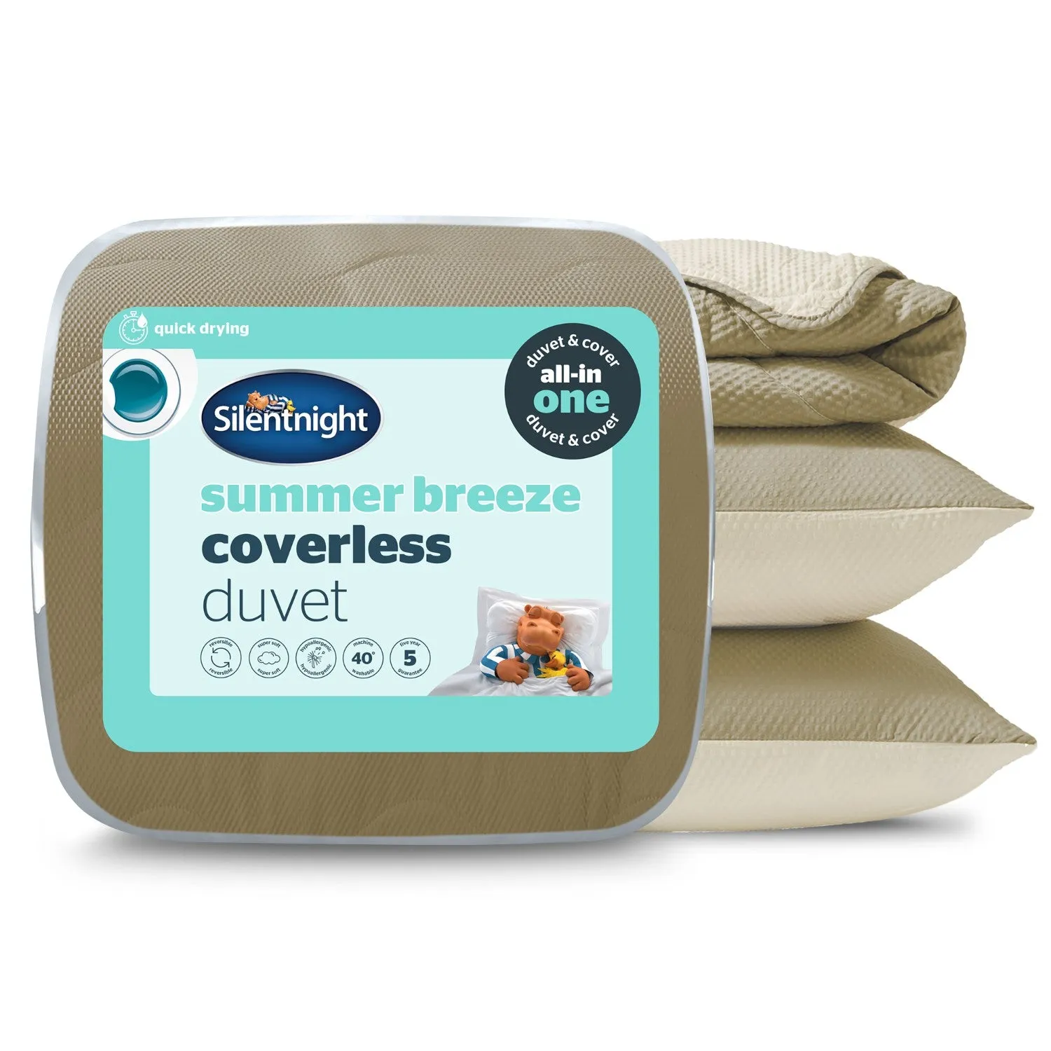 Silentnight Summer Breeze Double 2.5 Tog Duvet - Cream product