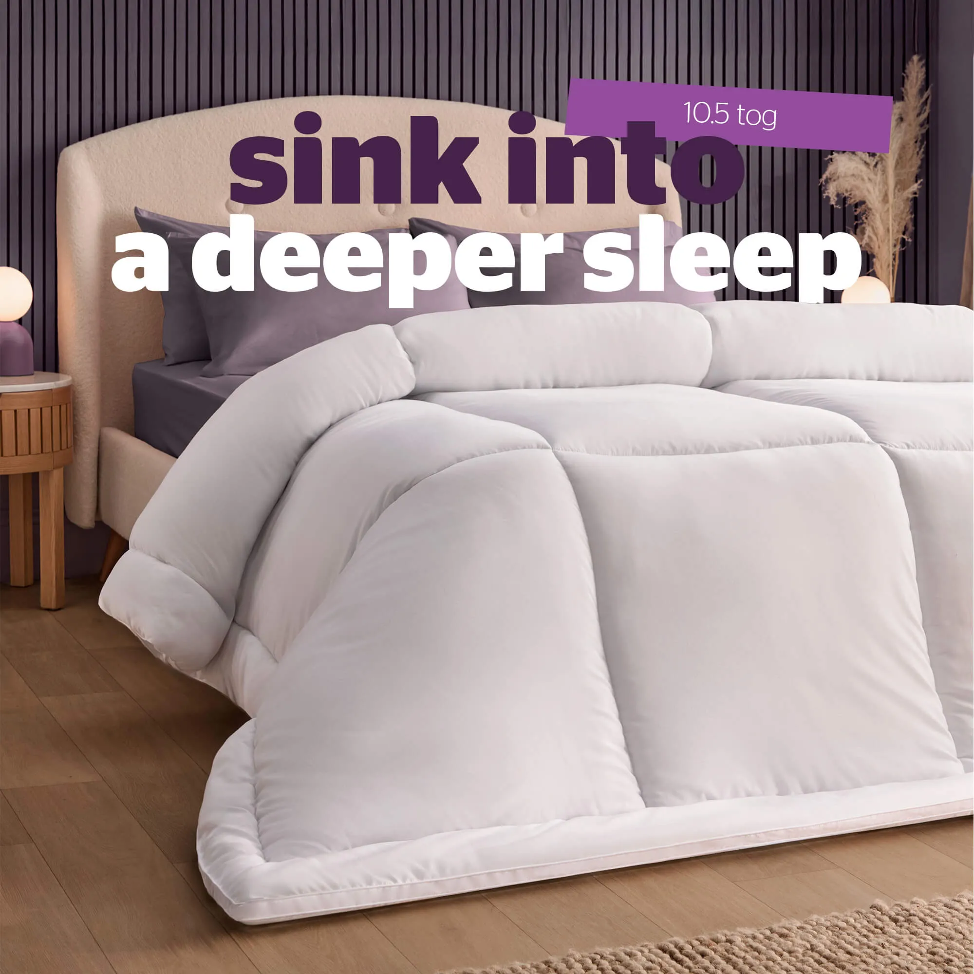 Silentnight Ultimate Deep Sleep Single Duvet - White alternate view