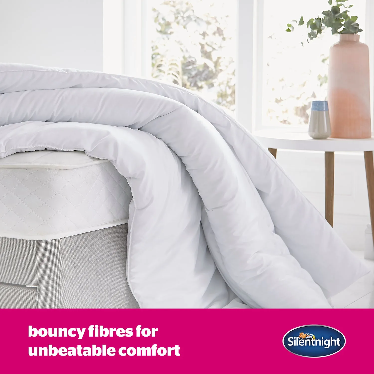 Silentnight Ultrabounce Single Duvet 10.5 Tog - White alternate view