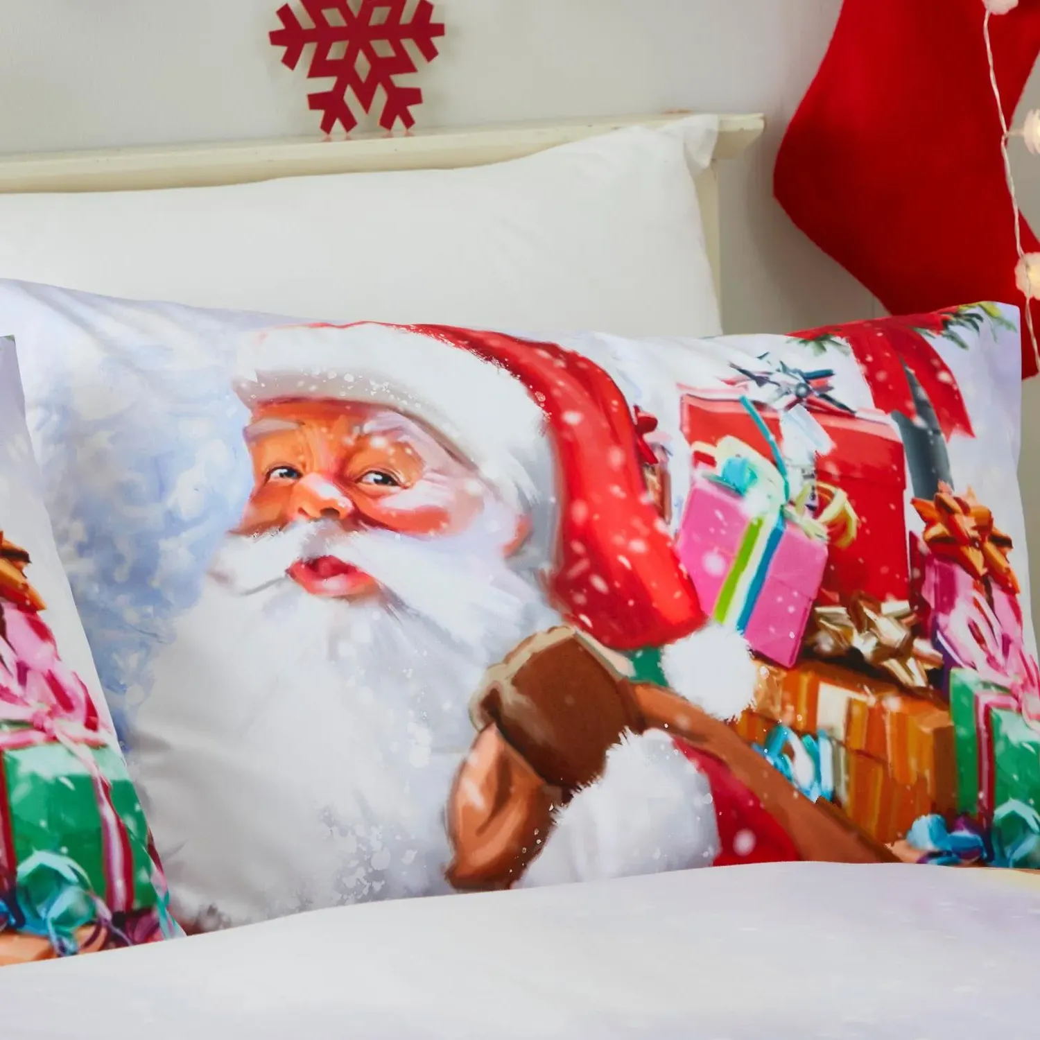 Single Christmas Duvet Set - Multi, Polycotton image