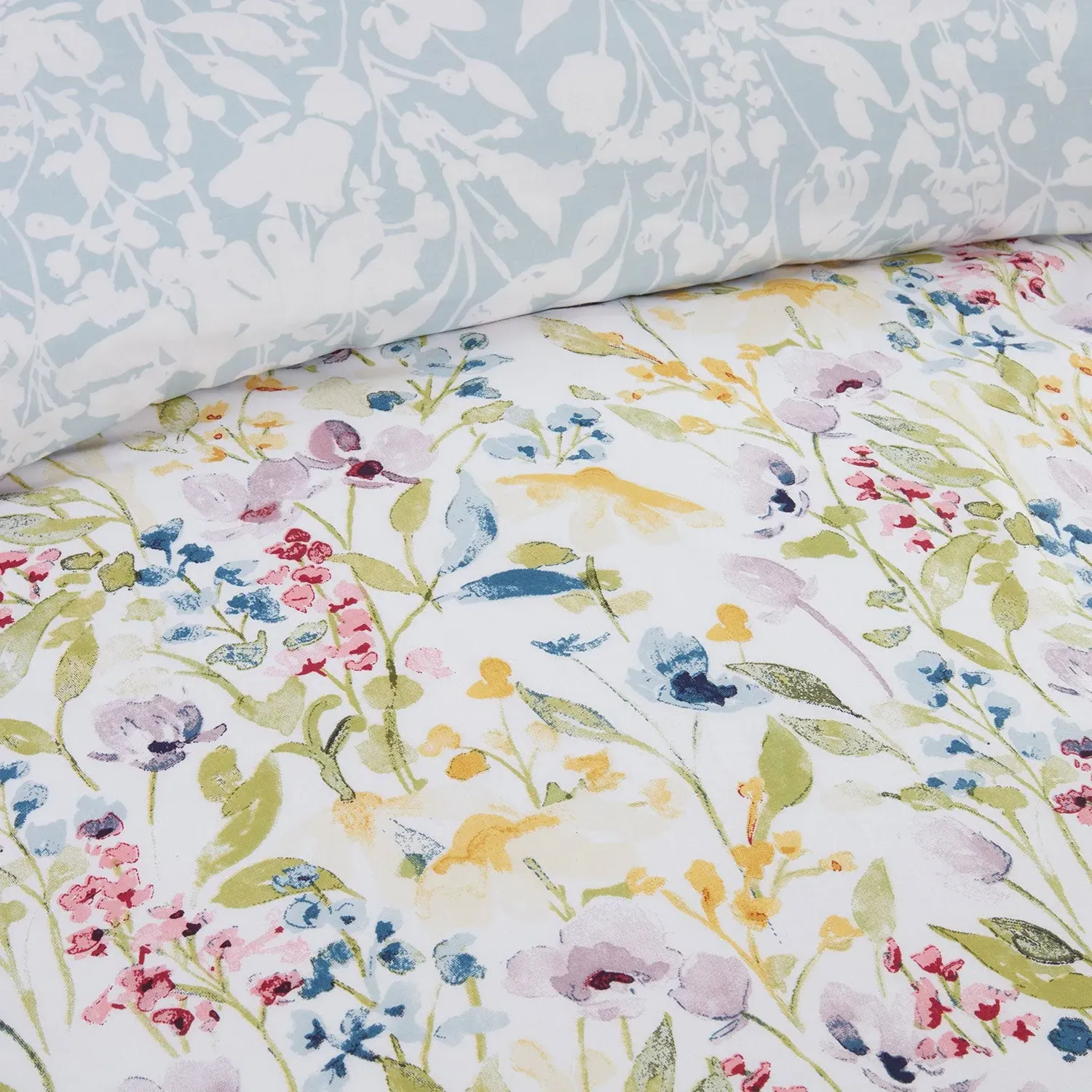 Single Duvet Set Floral Print - Multi, Polycotton image