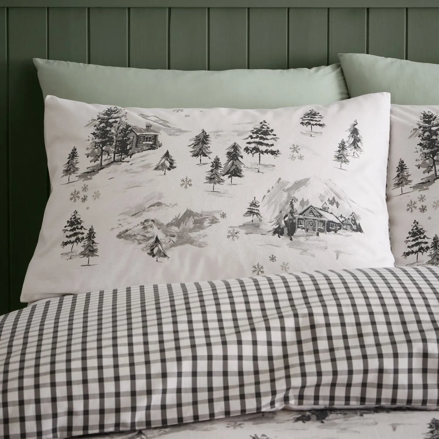 Single Duvet Set Reversible - Natural, Cotton