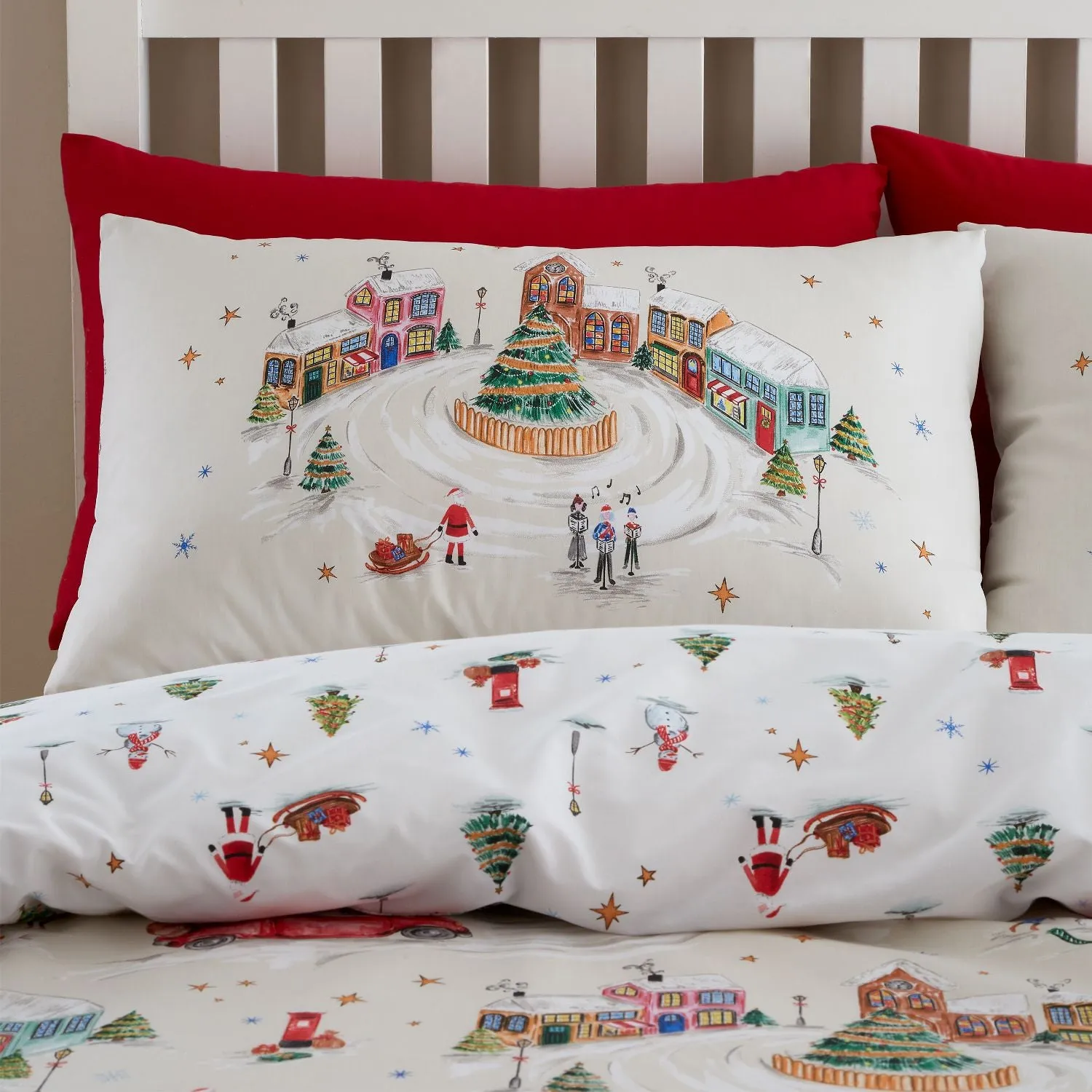 Single Duvet Set Reversible - Natural, Cotton image