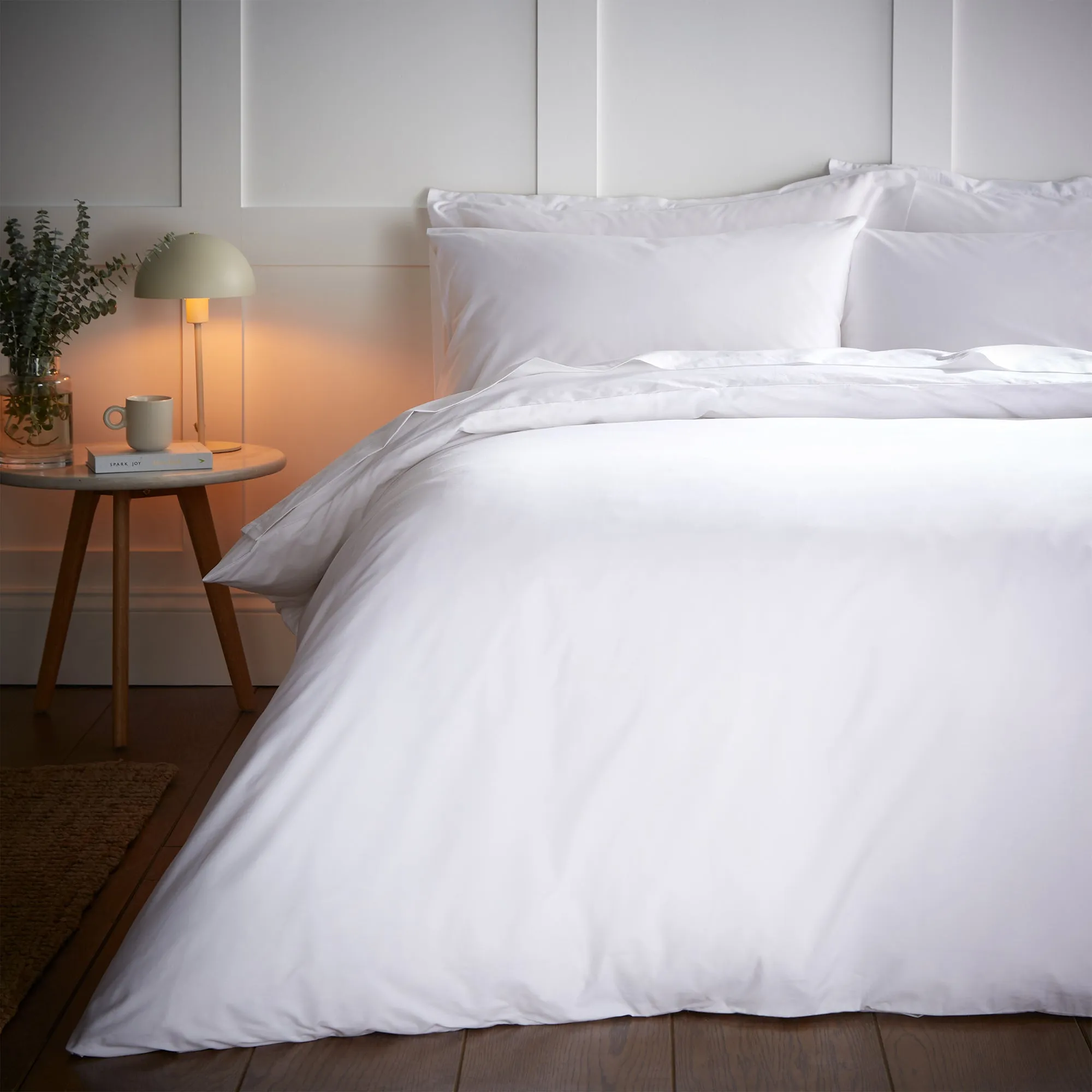 Single Duvet Set - White, TENCEL Cotton