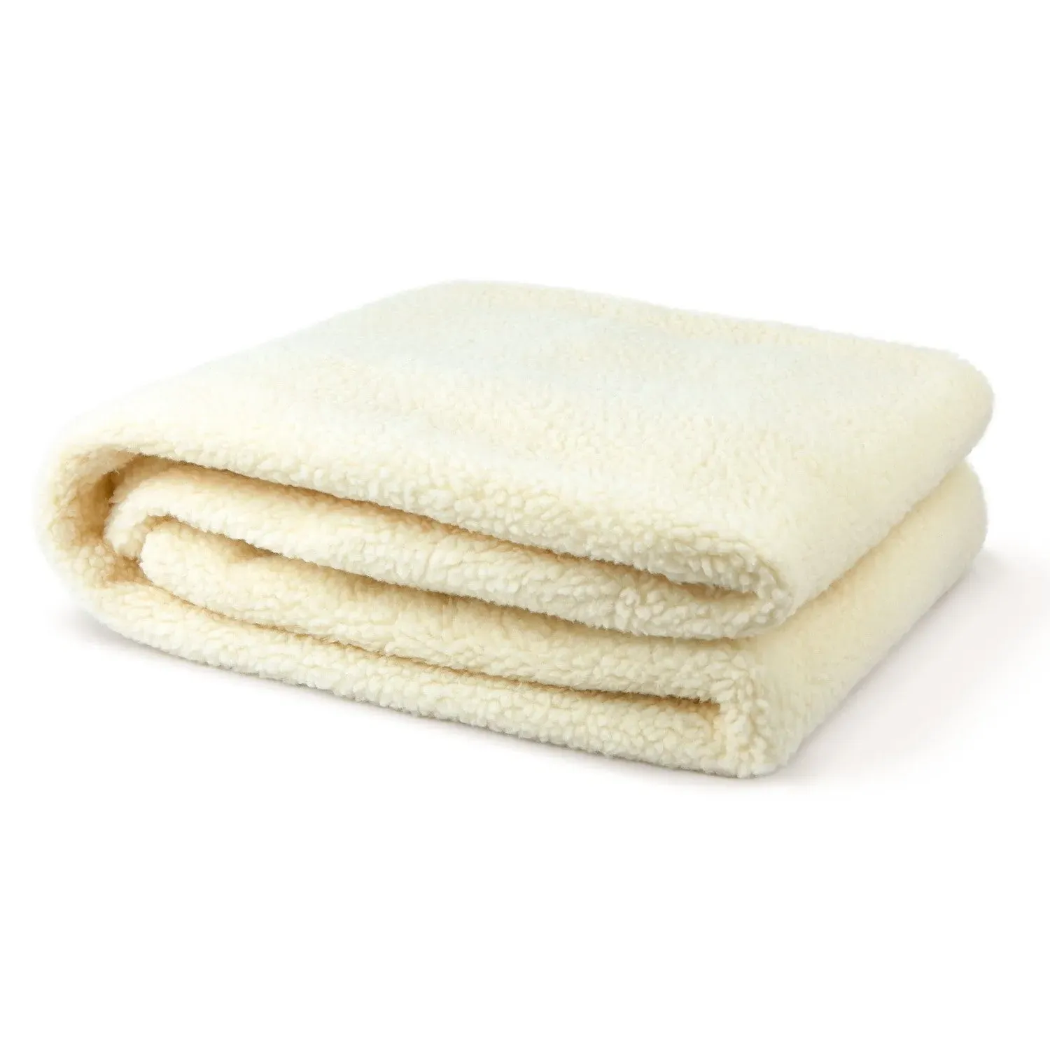 Single Fleece Mattress Topper - Cream product