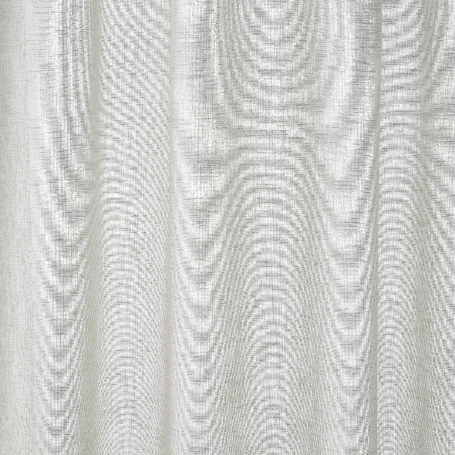 Single Voile Panel with Slot Top - Natural, Polyester image