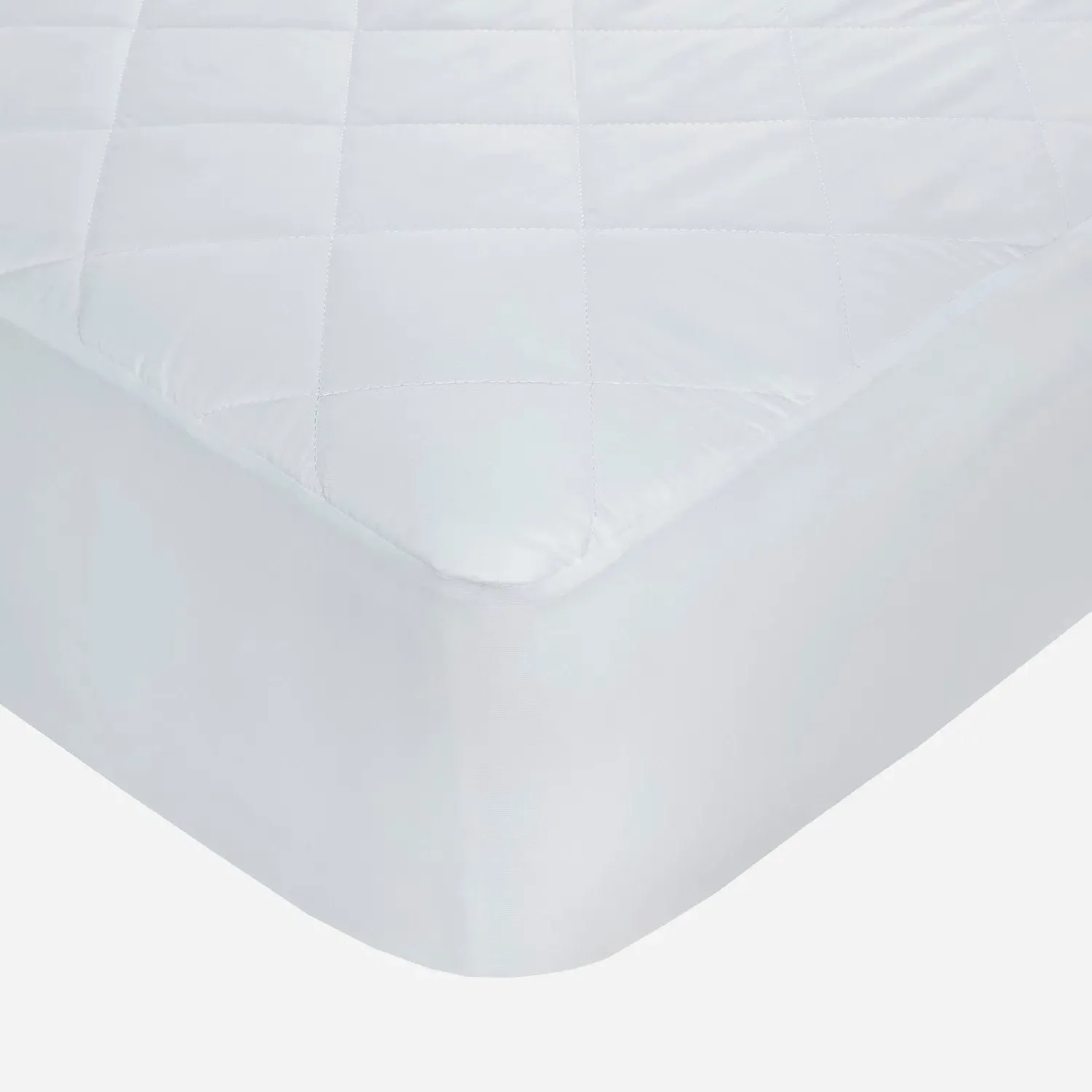 Single Waterproof Quilted Mattress Protector - White product