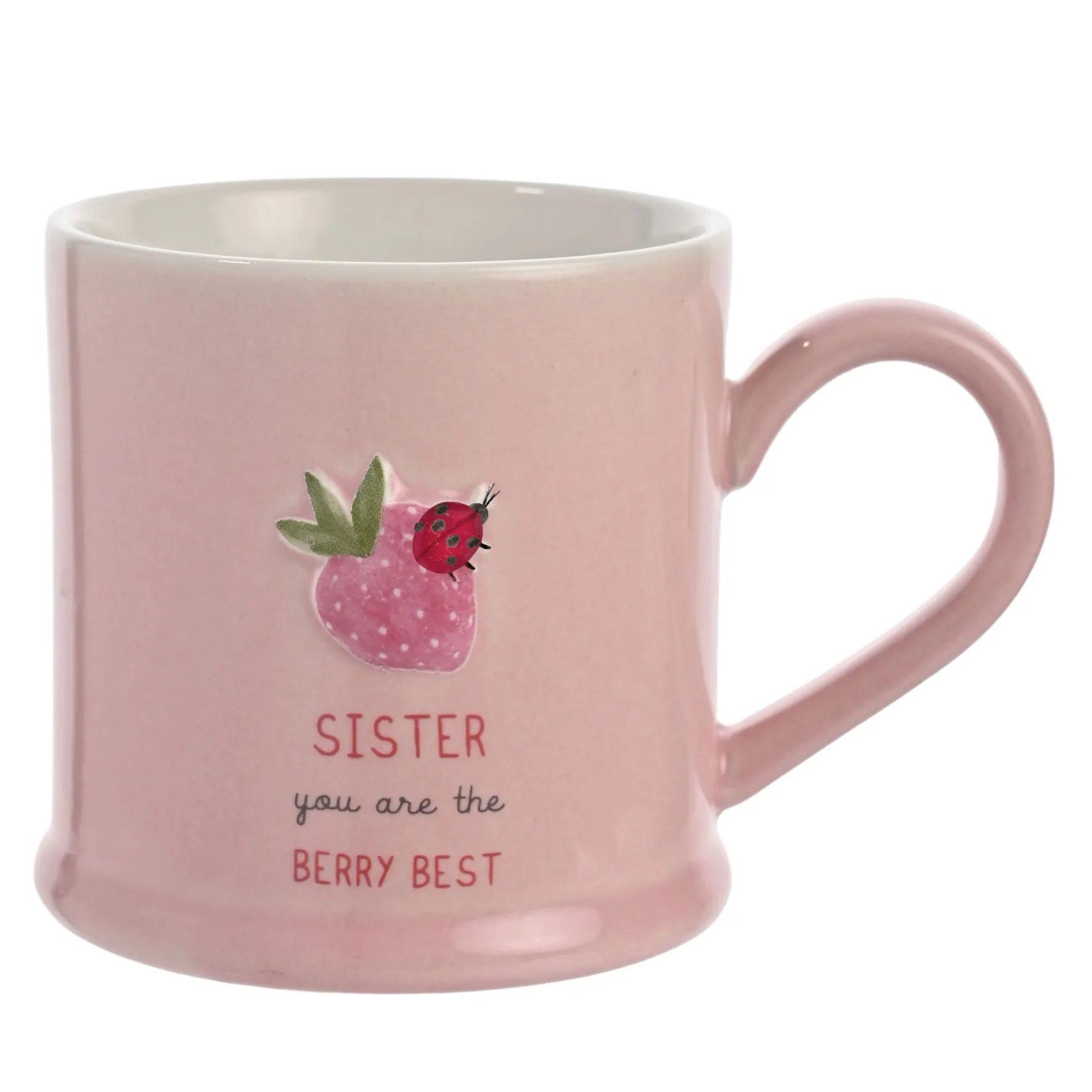 Sister Embossed Mug - Pink product