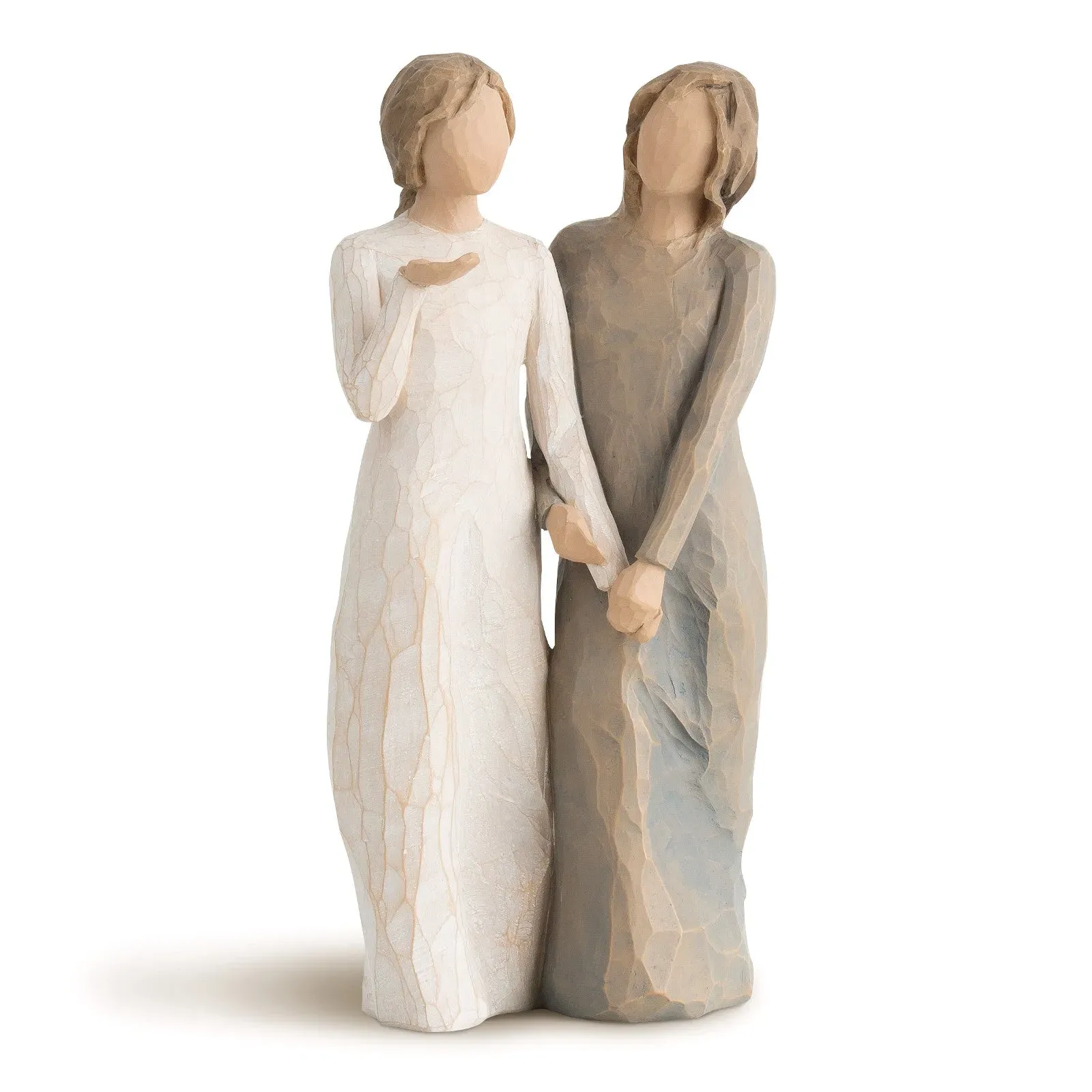 Sister Friendship Figurine - White, Cast Stone