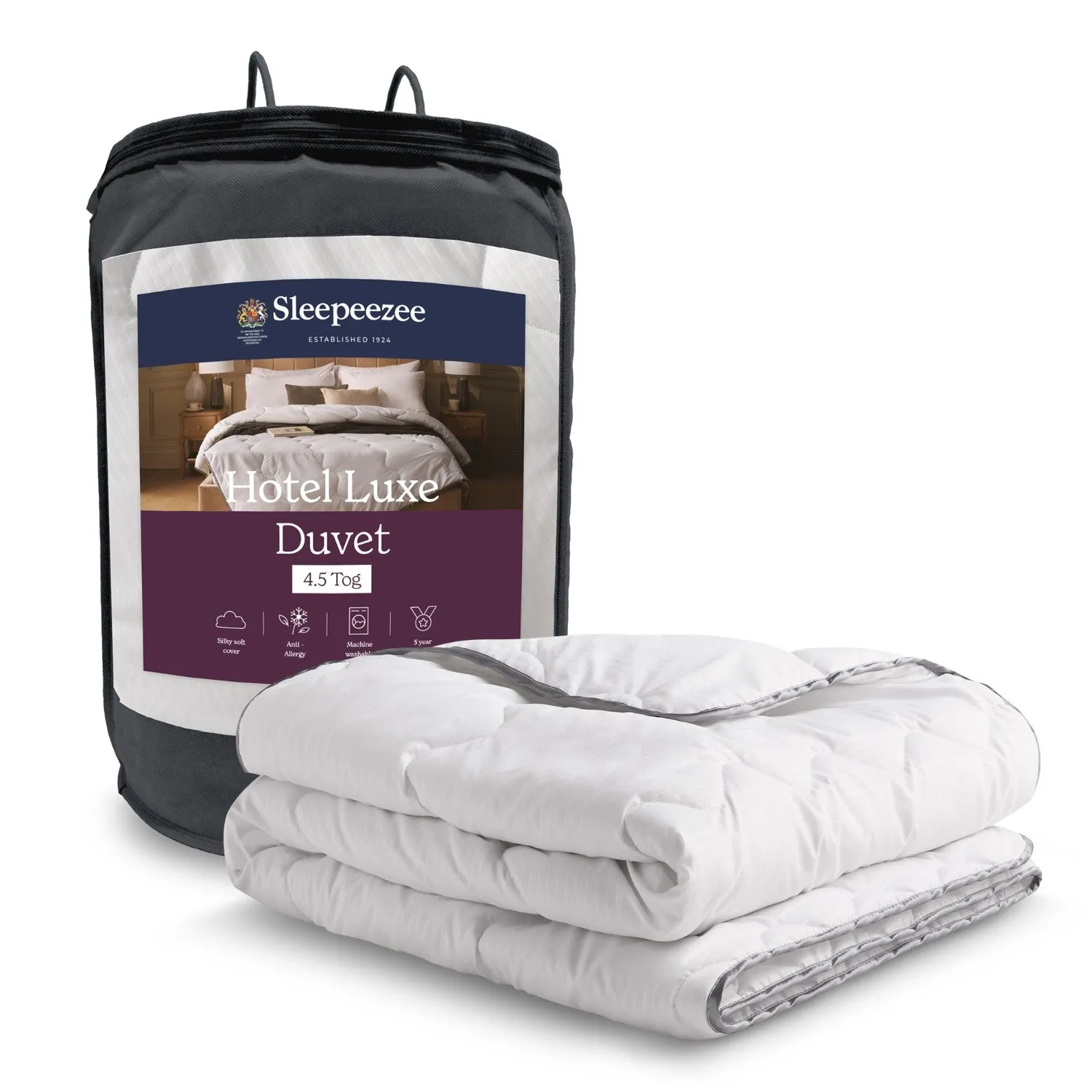 Sleepeezee Hotel Luxe Single 4.5 Tog Duvet - White product
