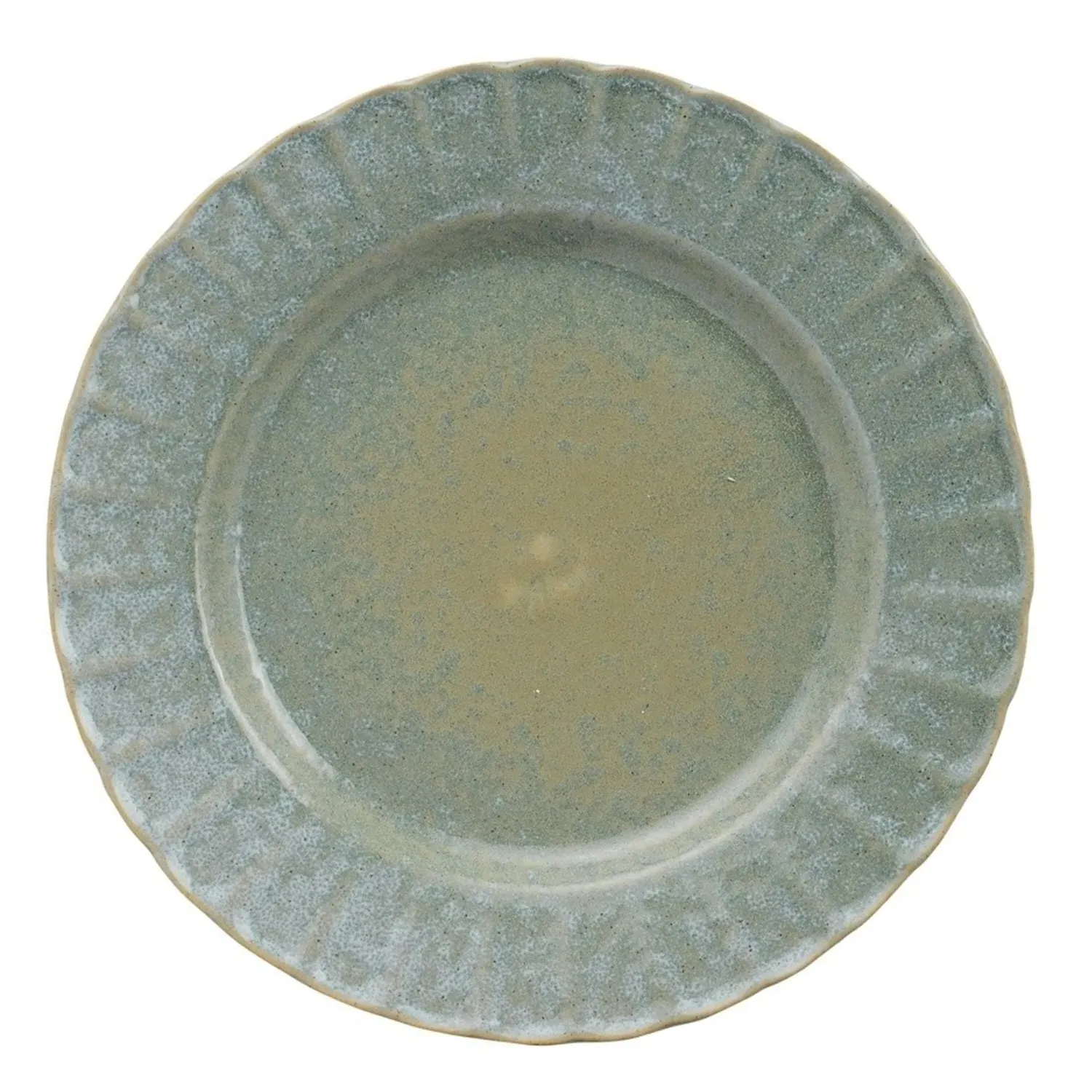 Small Plate Set of 4 - Green, Stoneware image