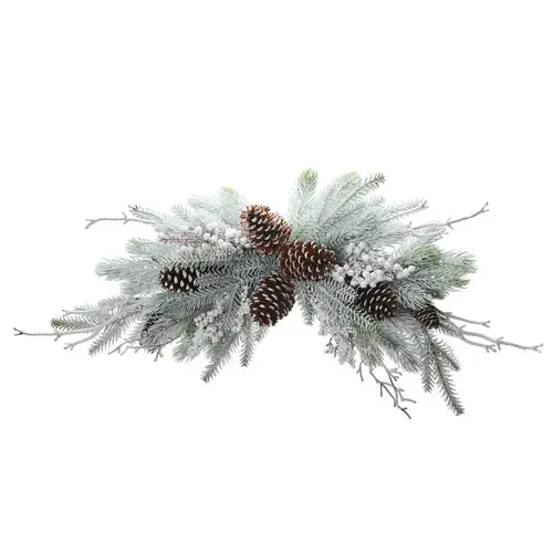 Snowy Pine Foliage Arrangement - Green