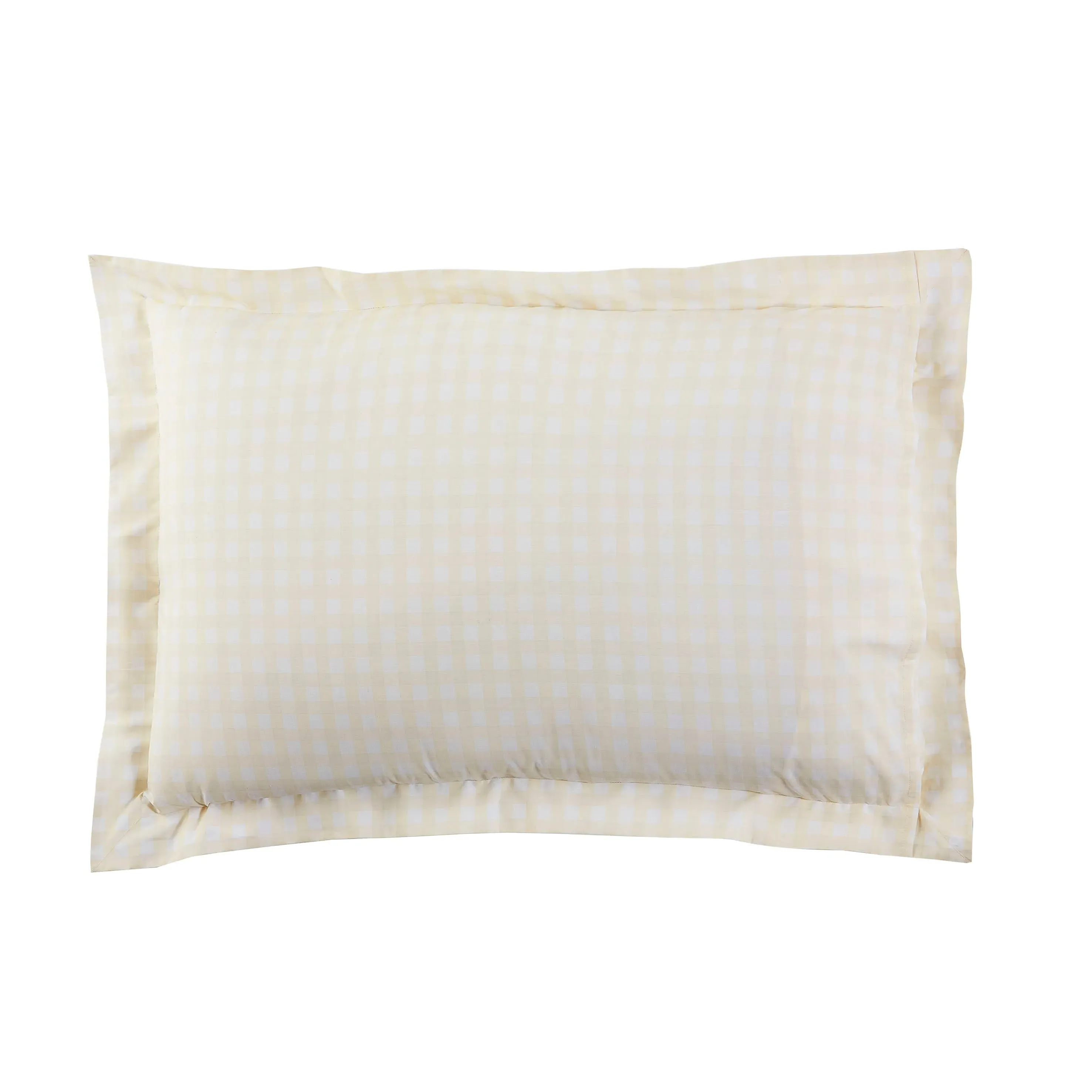Sophie Allport Lemons Oxford Pillowcase Pair - White, Cotton by Julian Charles, alternate view
