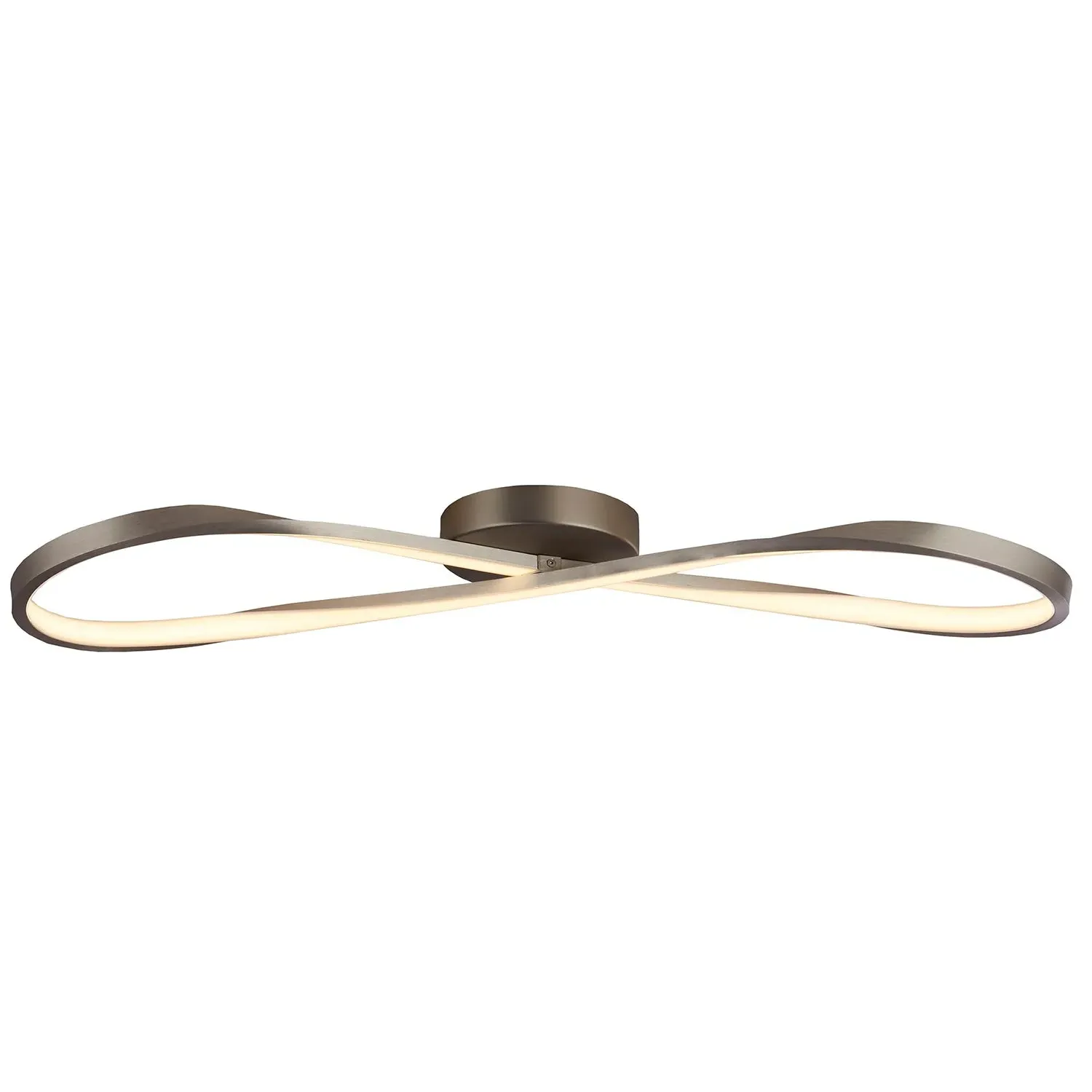 Spiral LED Ceiling Light - Silver
