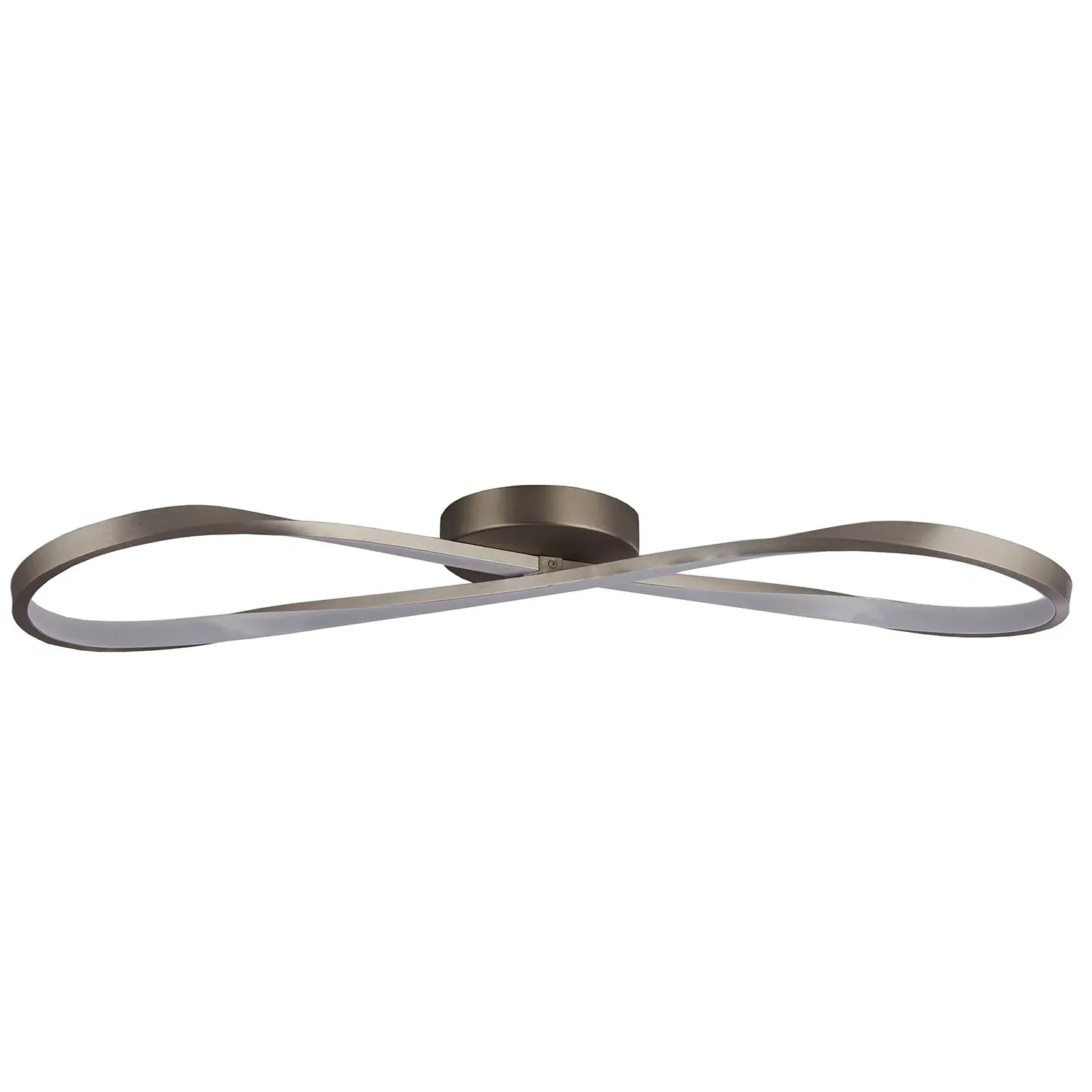 Spiral LED Ceiling Light - Silver