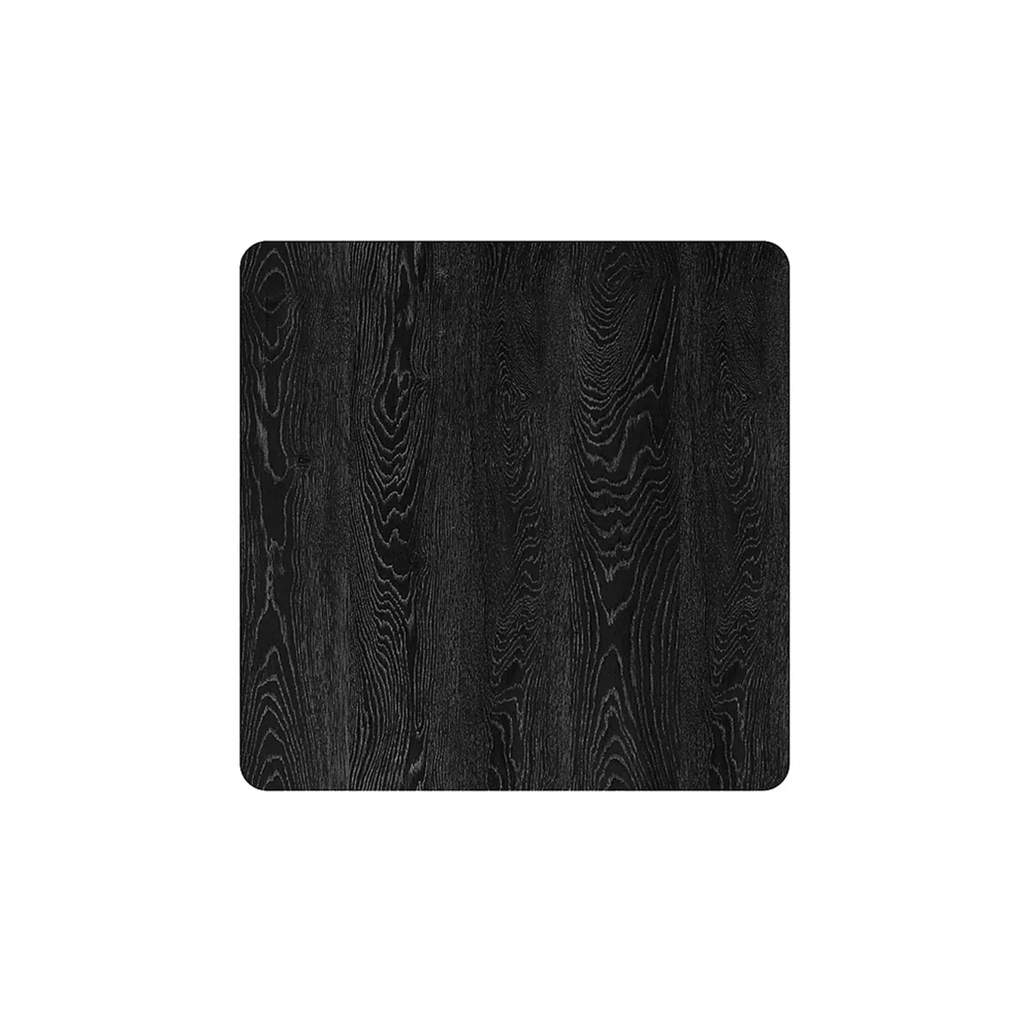 Square Cafe Table with Metal Base - Black by Julian Charles, image 2