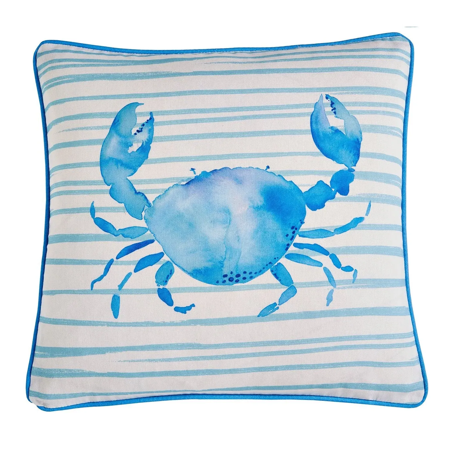 Square Outdoor Cushion Reversible - Blue, Cotton