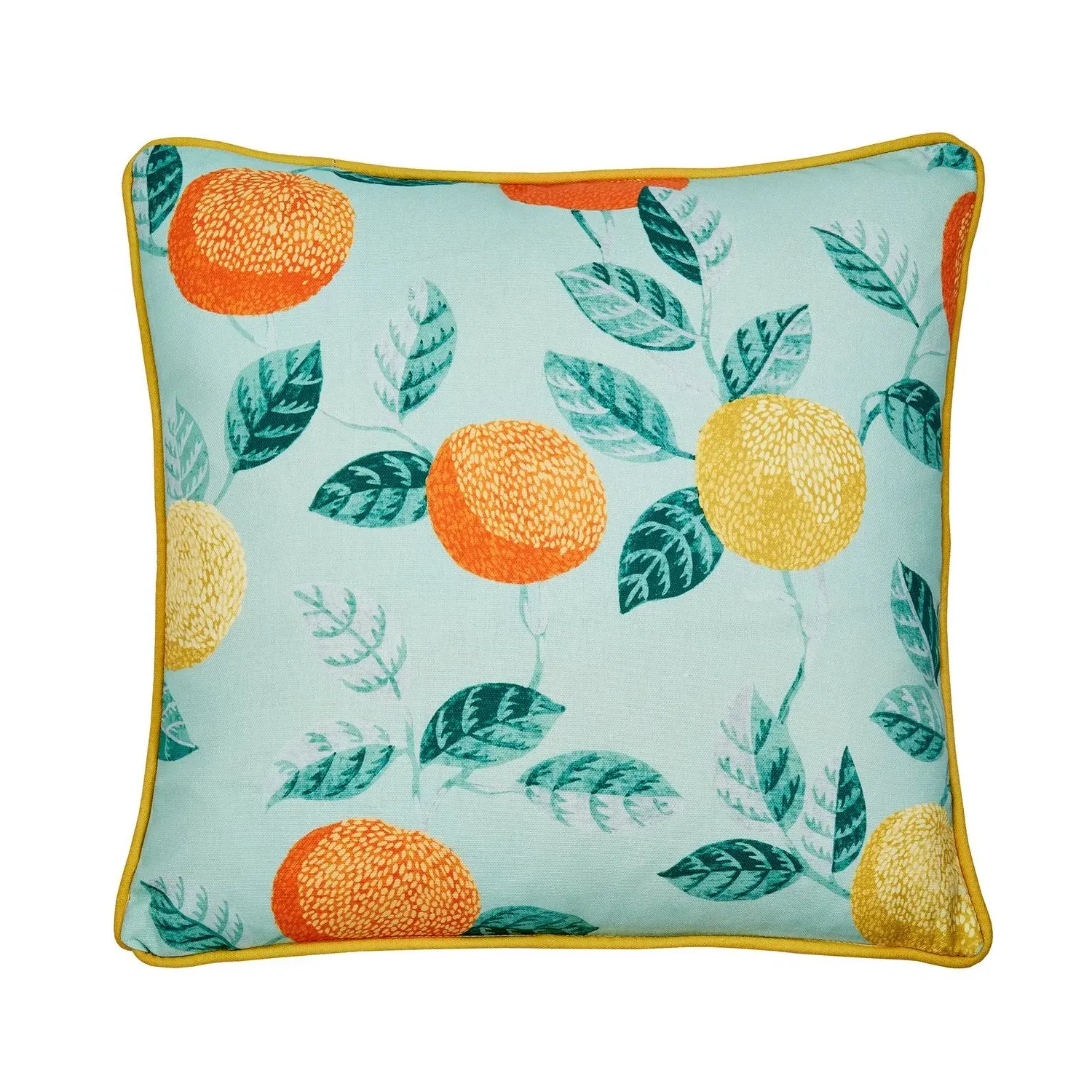 Square Outdoor Cushion Reversible - Green, Cotton