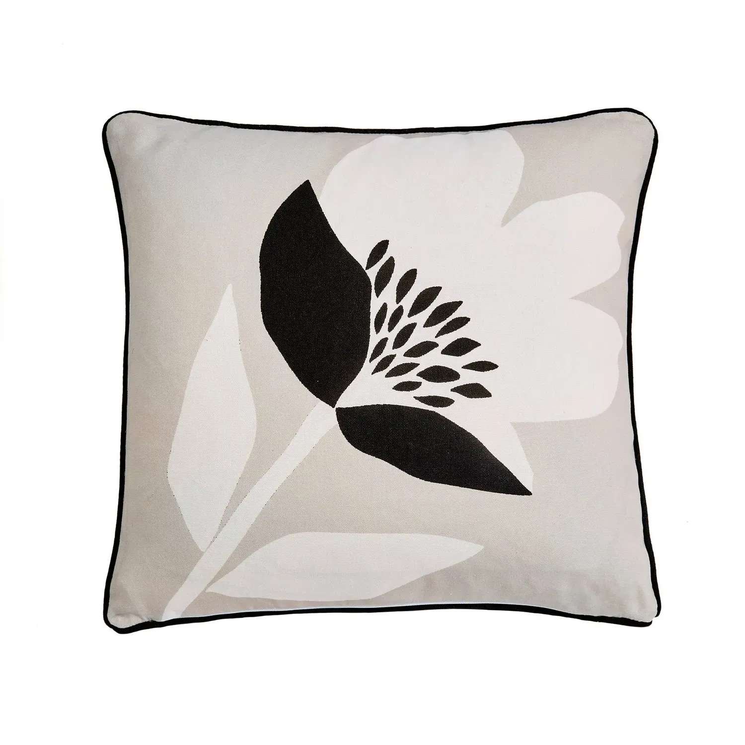 Square Outdoor Cushion Reversible - Natural, Cotton