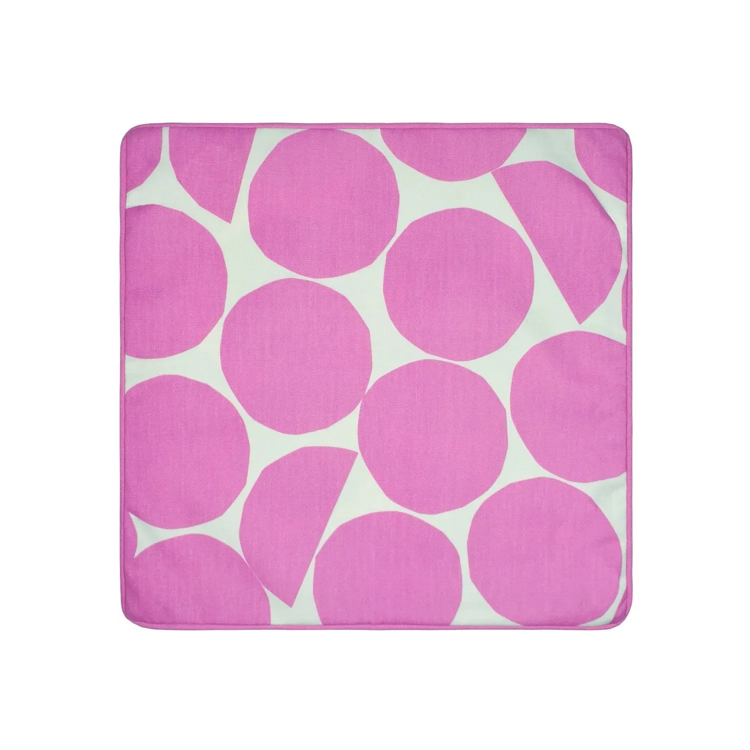Square Outdoor Cushion Reversible - Pink, Cotton