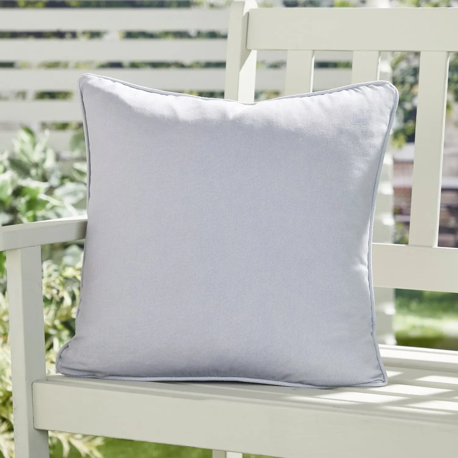 Square Outdoor Cushion Water Resistant - Grey, Cotton