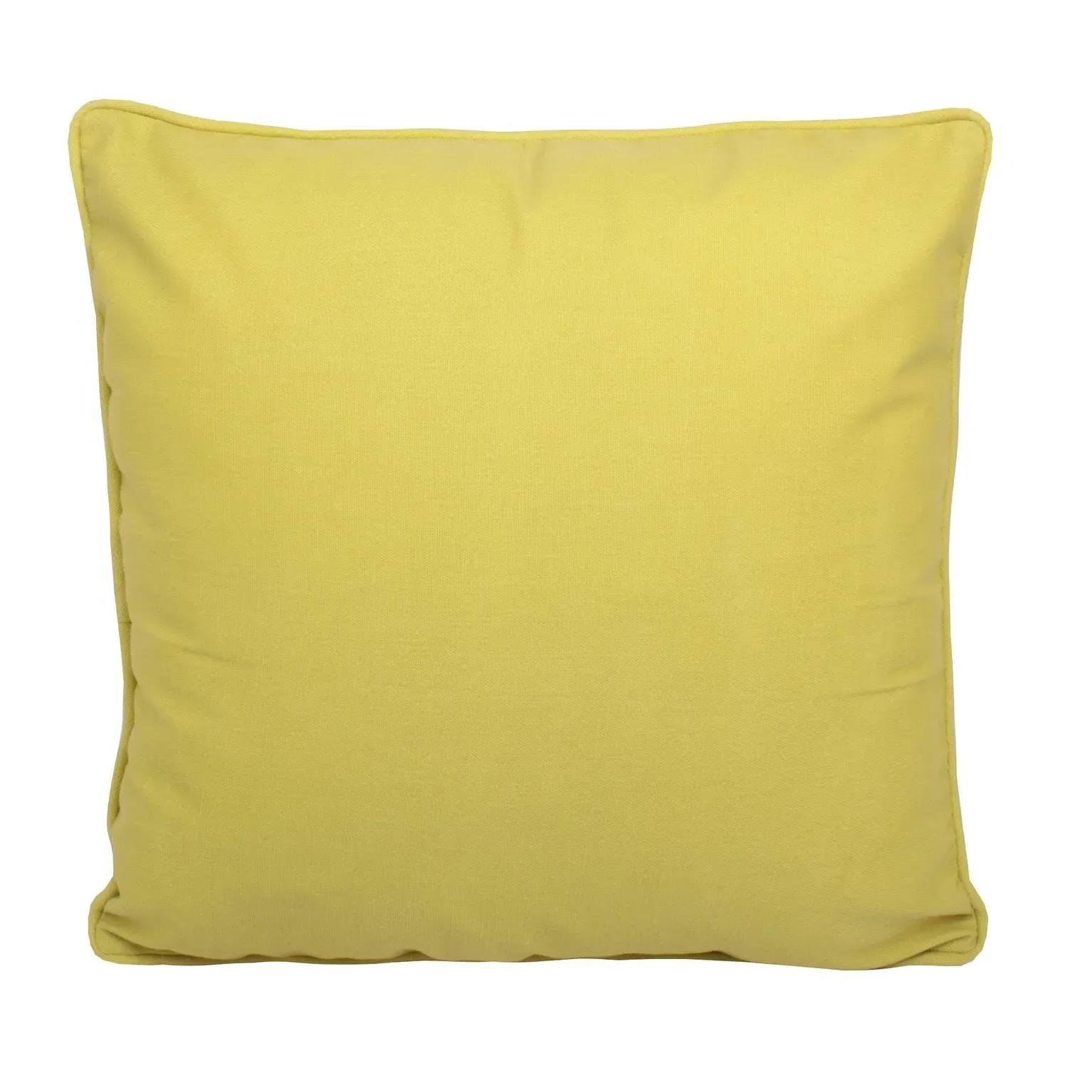 Square Outdoor Cushion Water Resistant - Yellow, Cotton