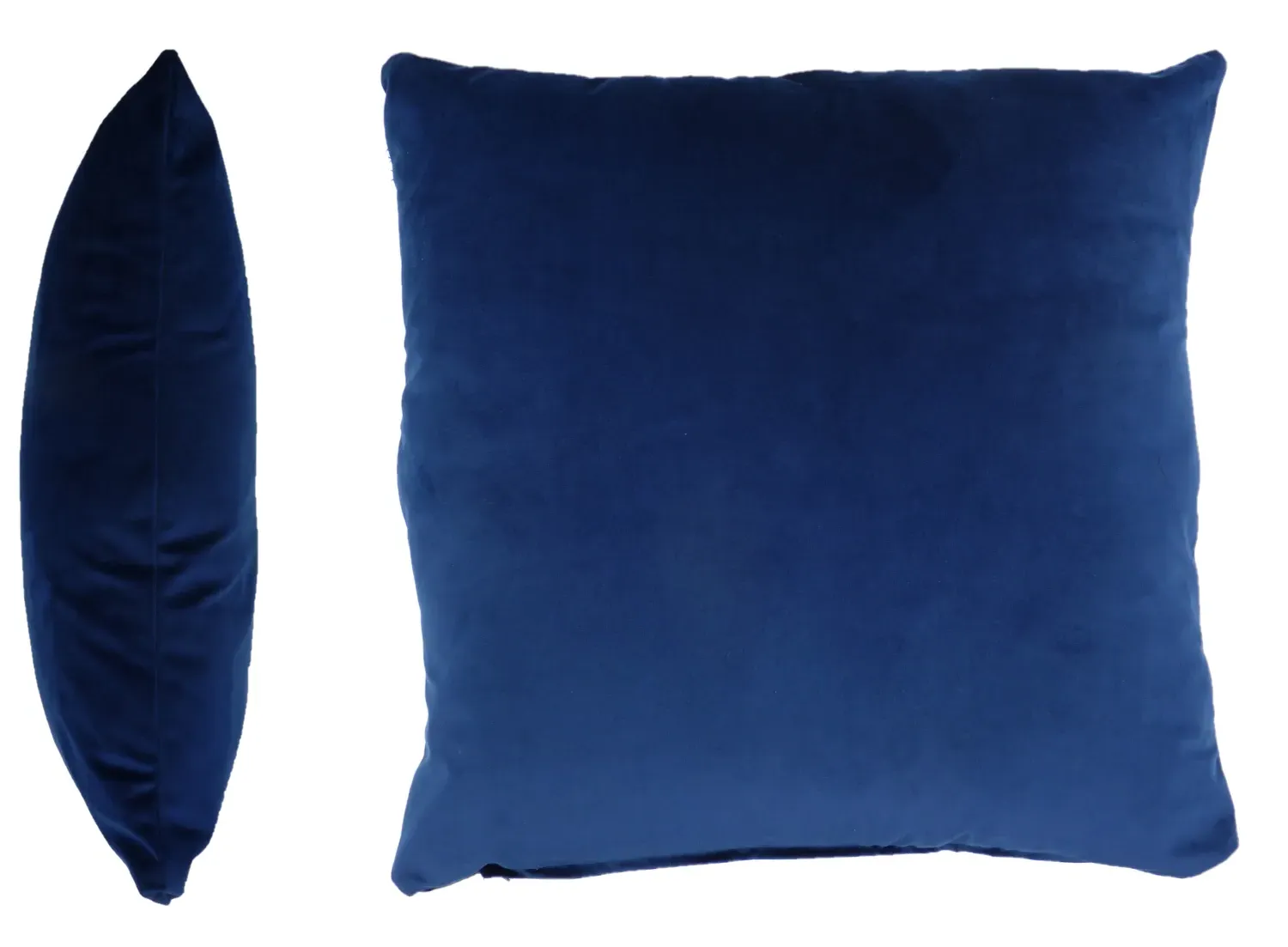 Square Velvet Cushion - Blue, Velvet