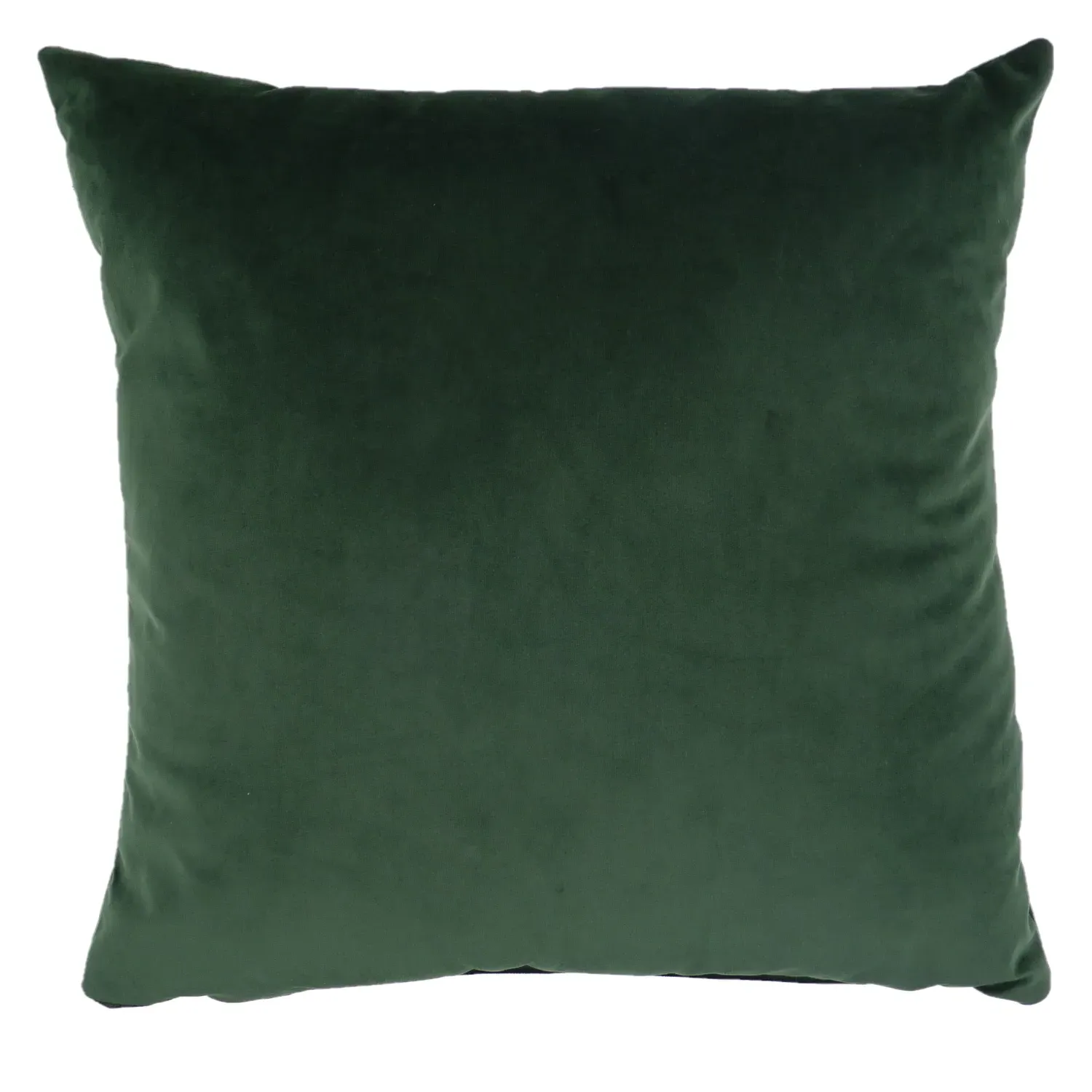 Square Velvet Cushion - Green, Velvet