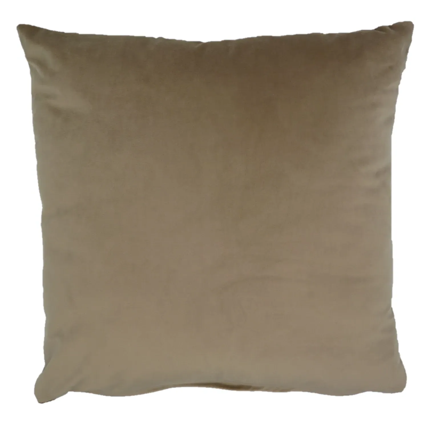 Square Velvet Cushion - Natural, Velvet