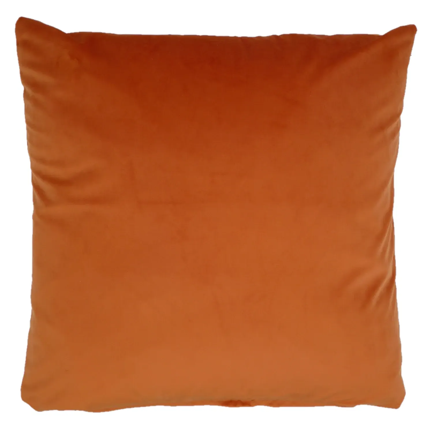 Square Velvet Cushion - Orange, Velvet