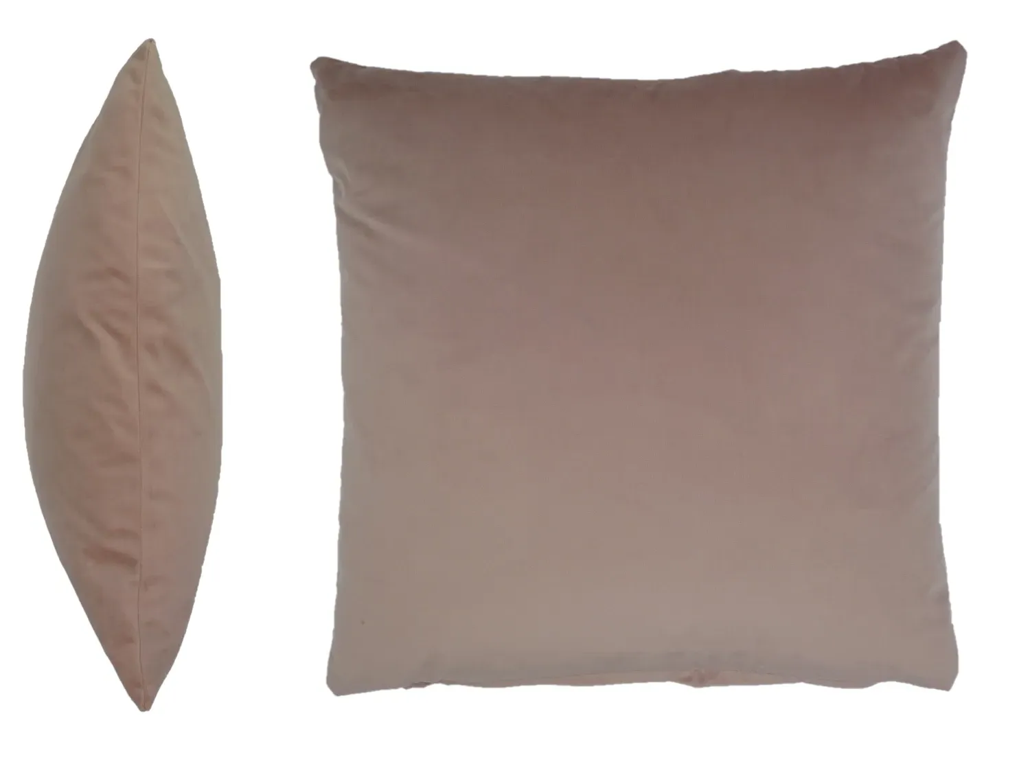 Square Velvet Cushion - Pink, Velvet
