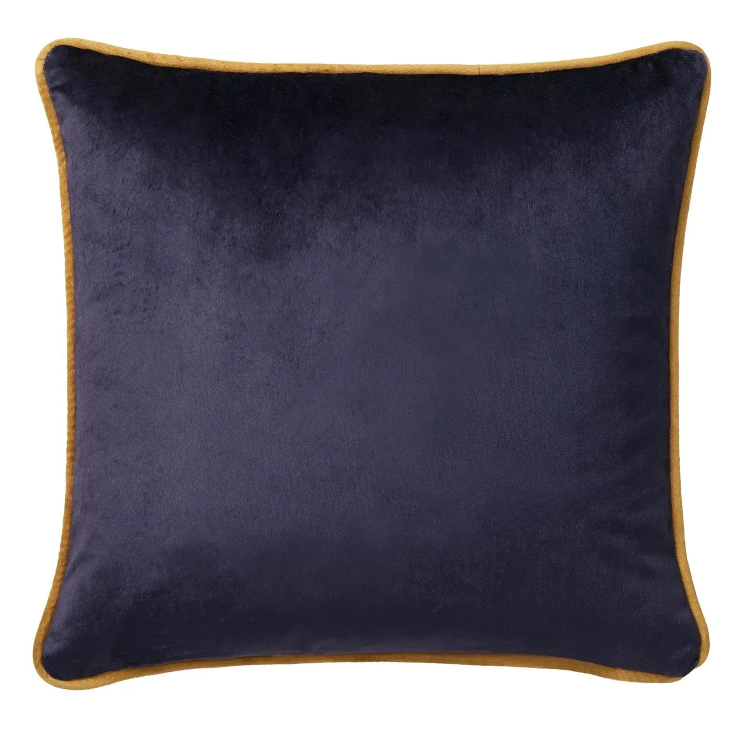 Square Velvet Cushion with Piping - Multi