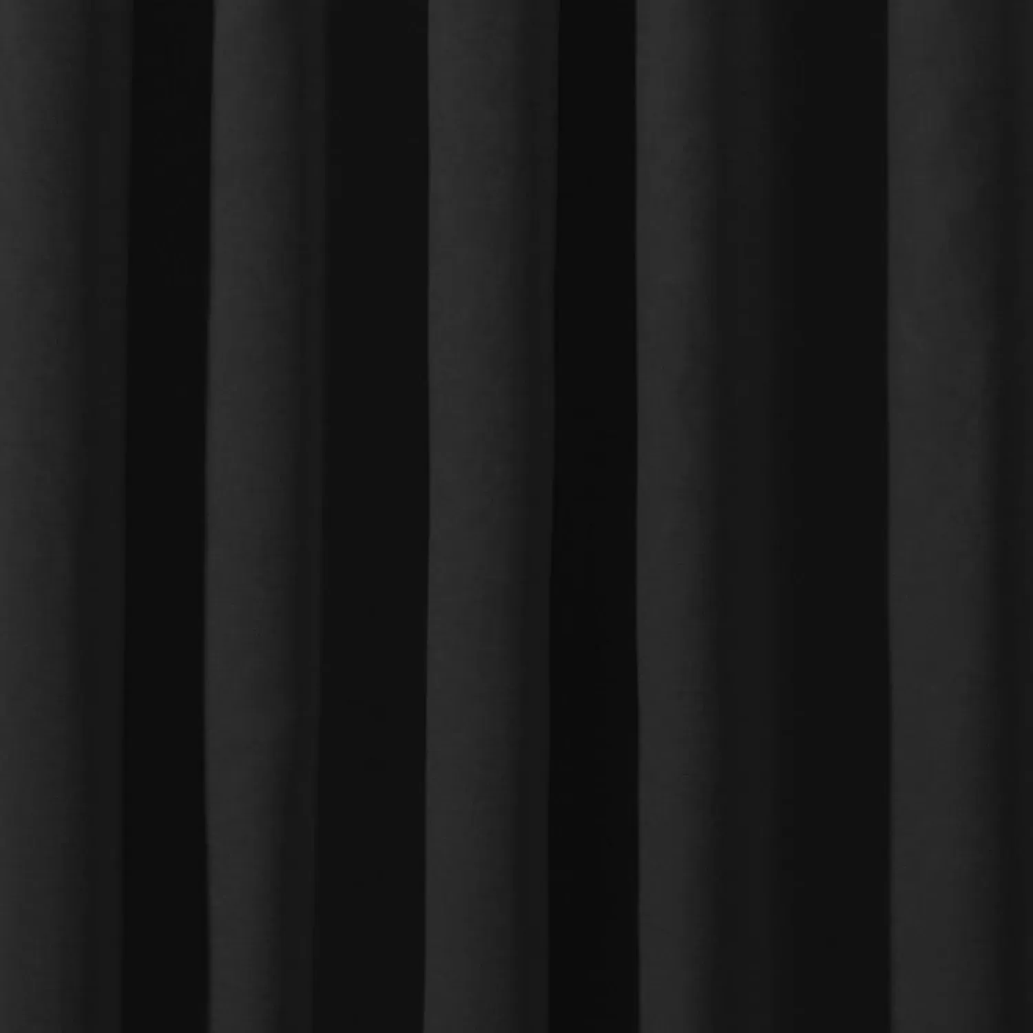 Strata Single Panel Eyelet Door Curtain - Black alternate view