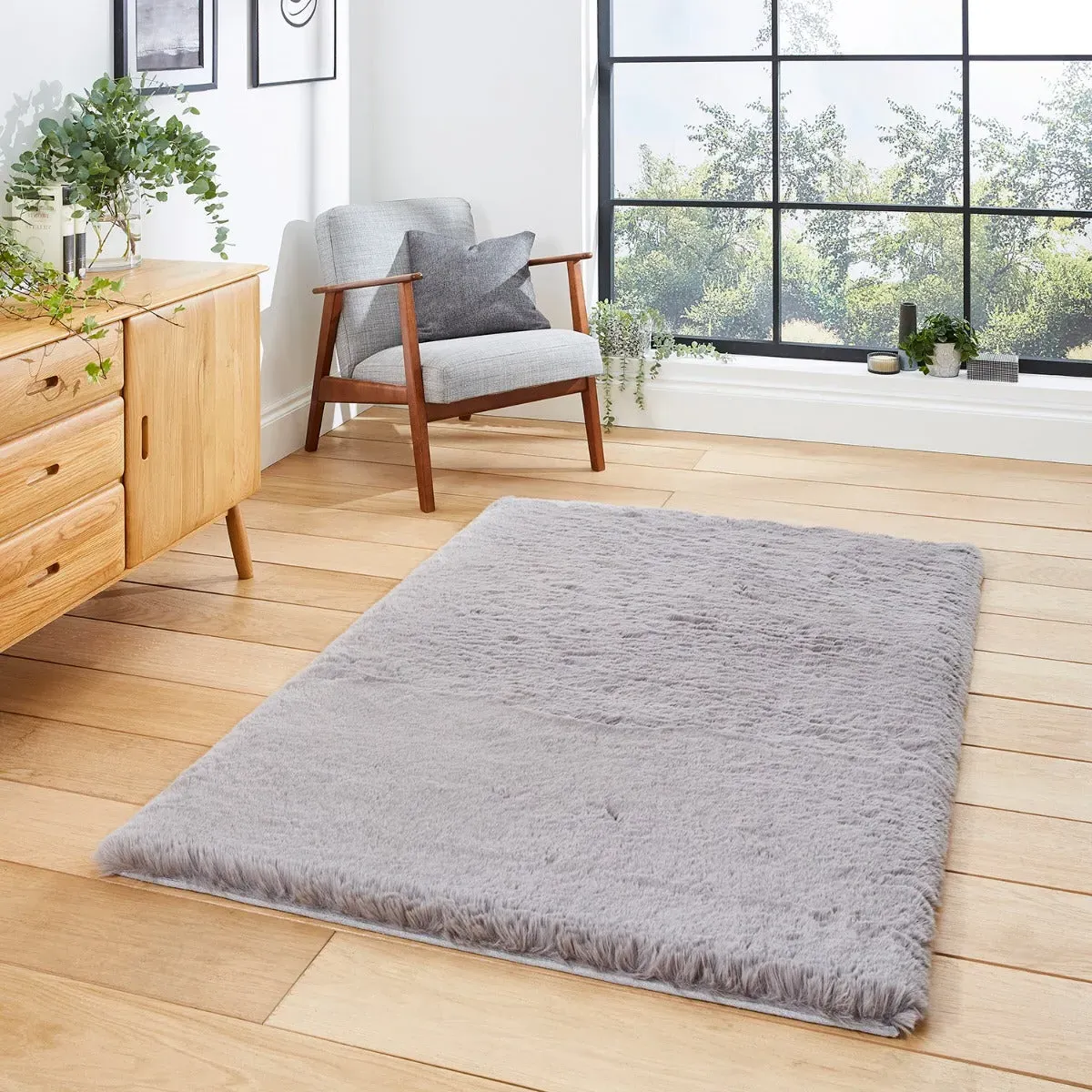 Shaggy Rug with Dense Pile - Grey product