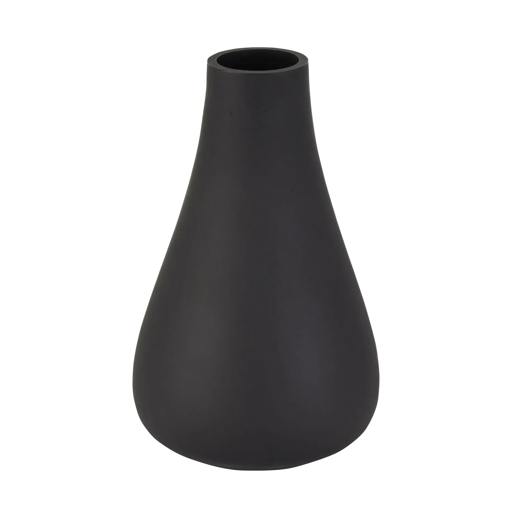 Tapered Glass Vase - Black, Glass