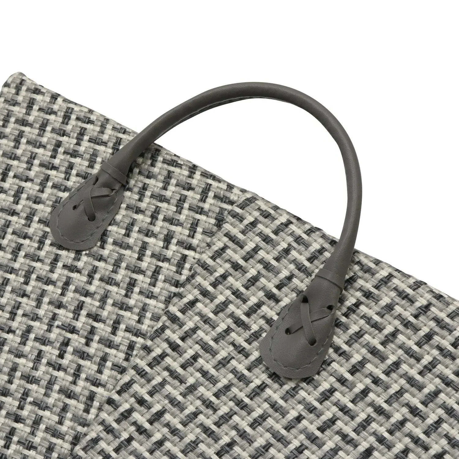 Tapered Storage Basket with Handles - Grey