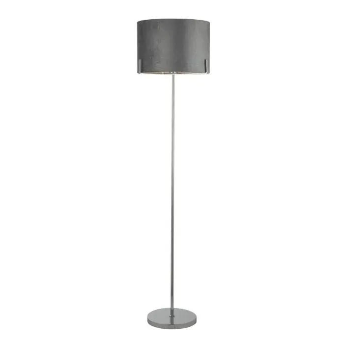 Texture Floor Lamp - Grey, Velvet product