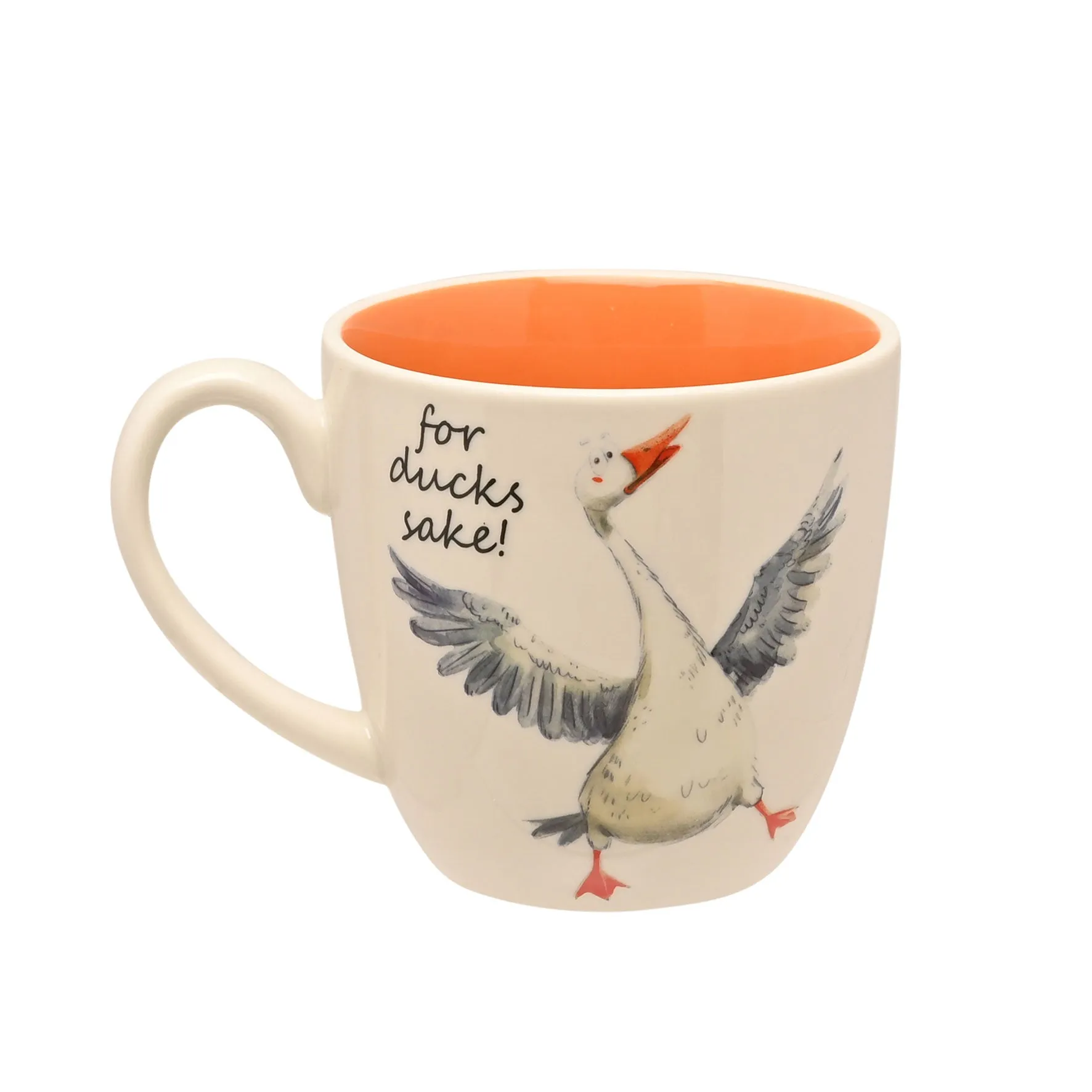 The Funny Farm For Ducks Sake Mug - White product