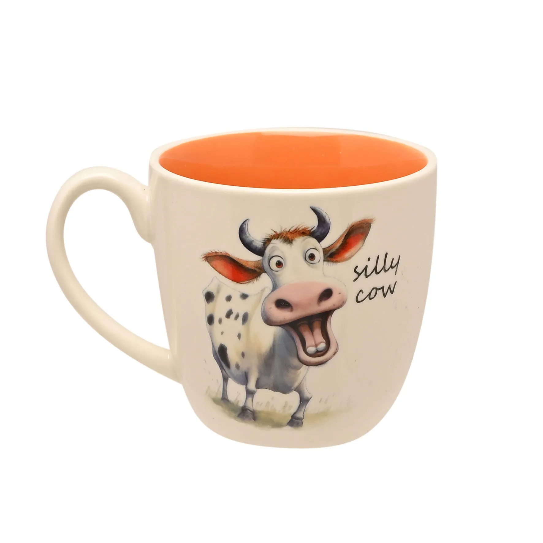 The Funny Farm Silly Cow Mug - White product