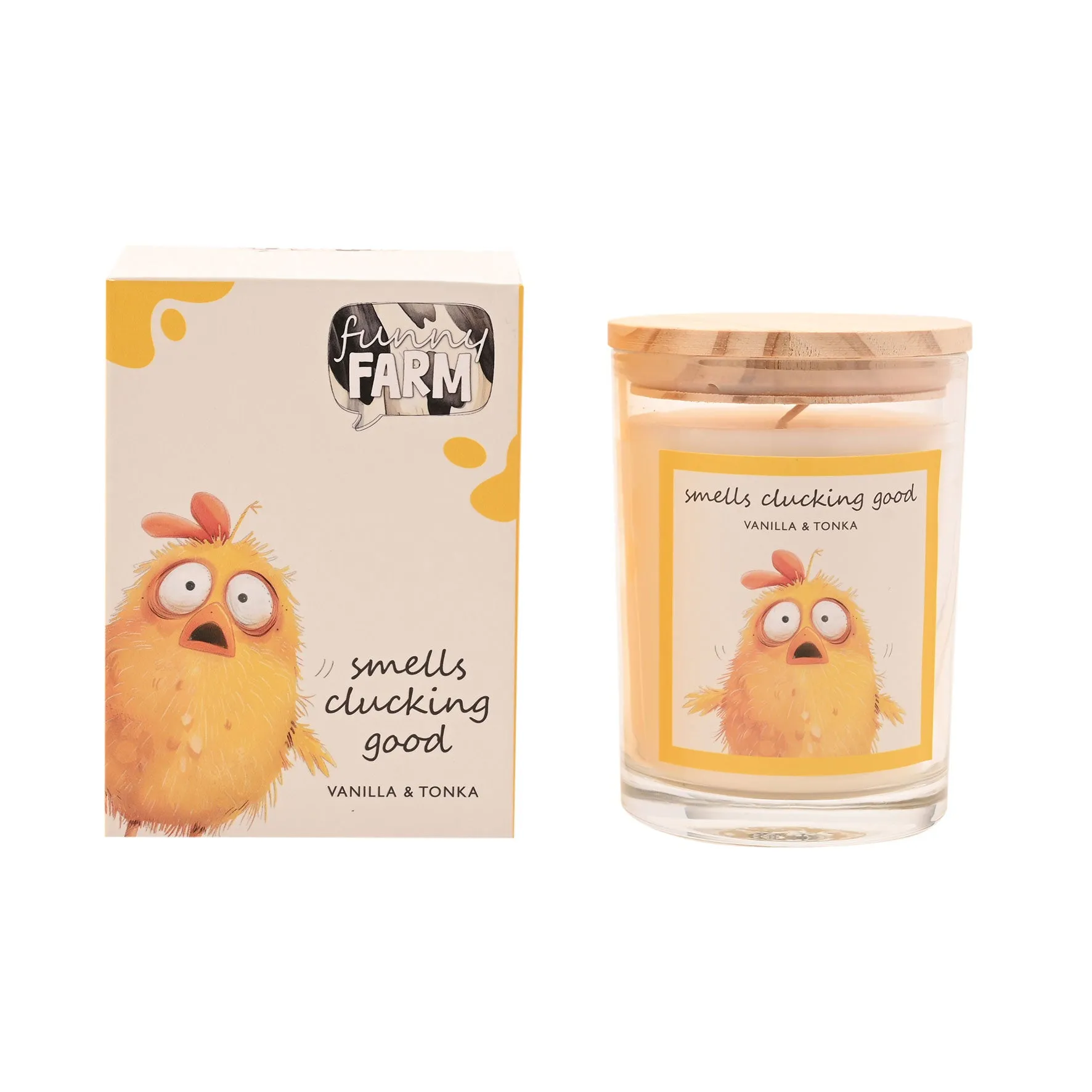 The Funny Farm Smells Clucking Good Candle - Cream product