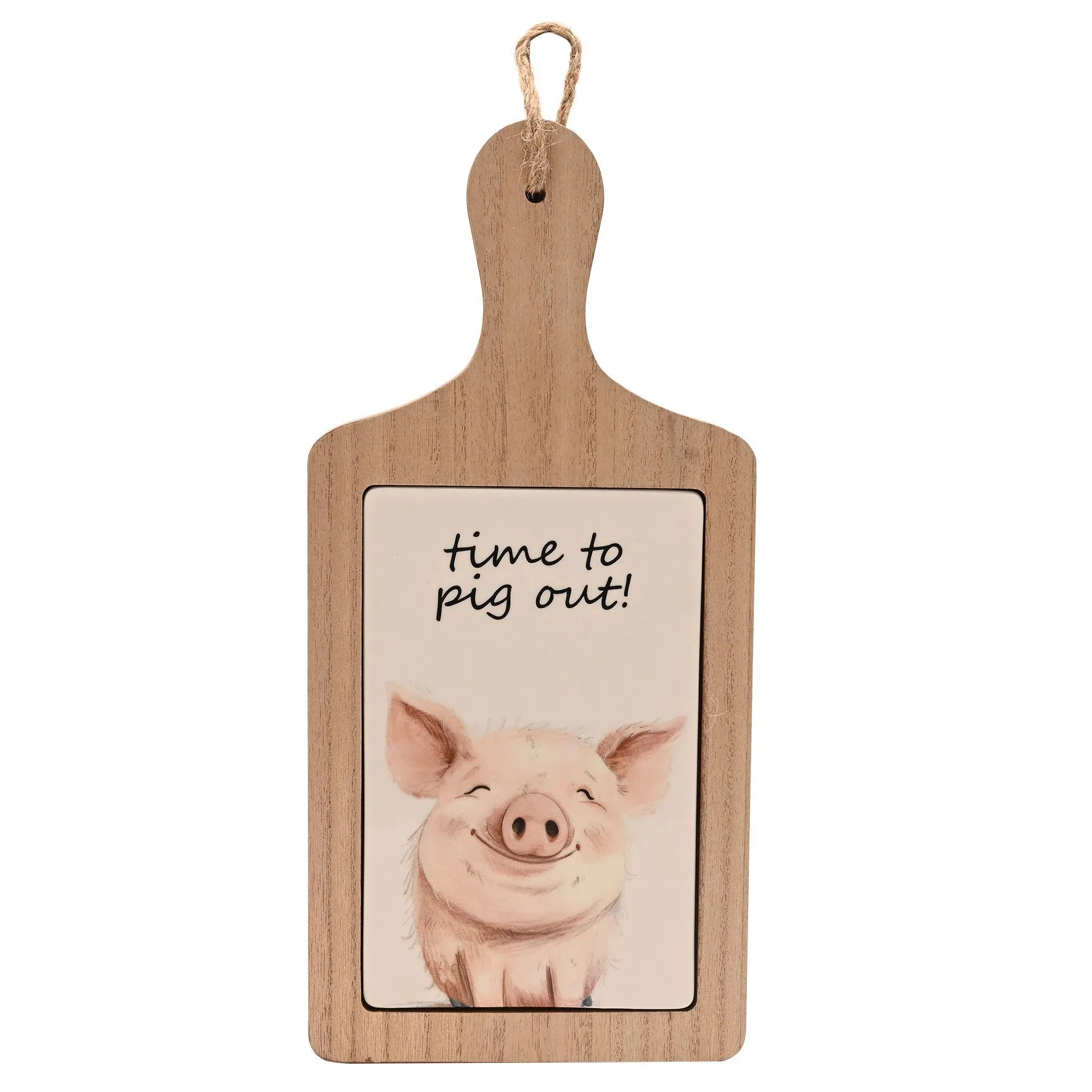 The Funny Farm Time To Pig Out Serving Board product