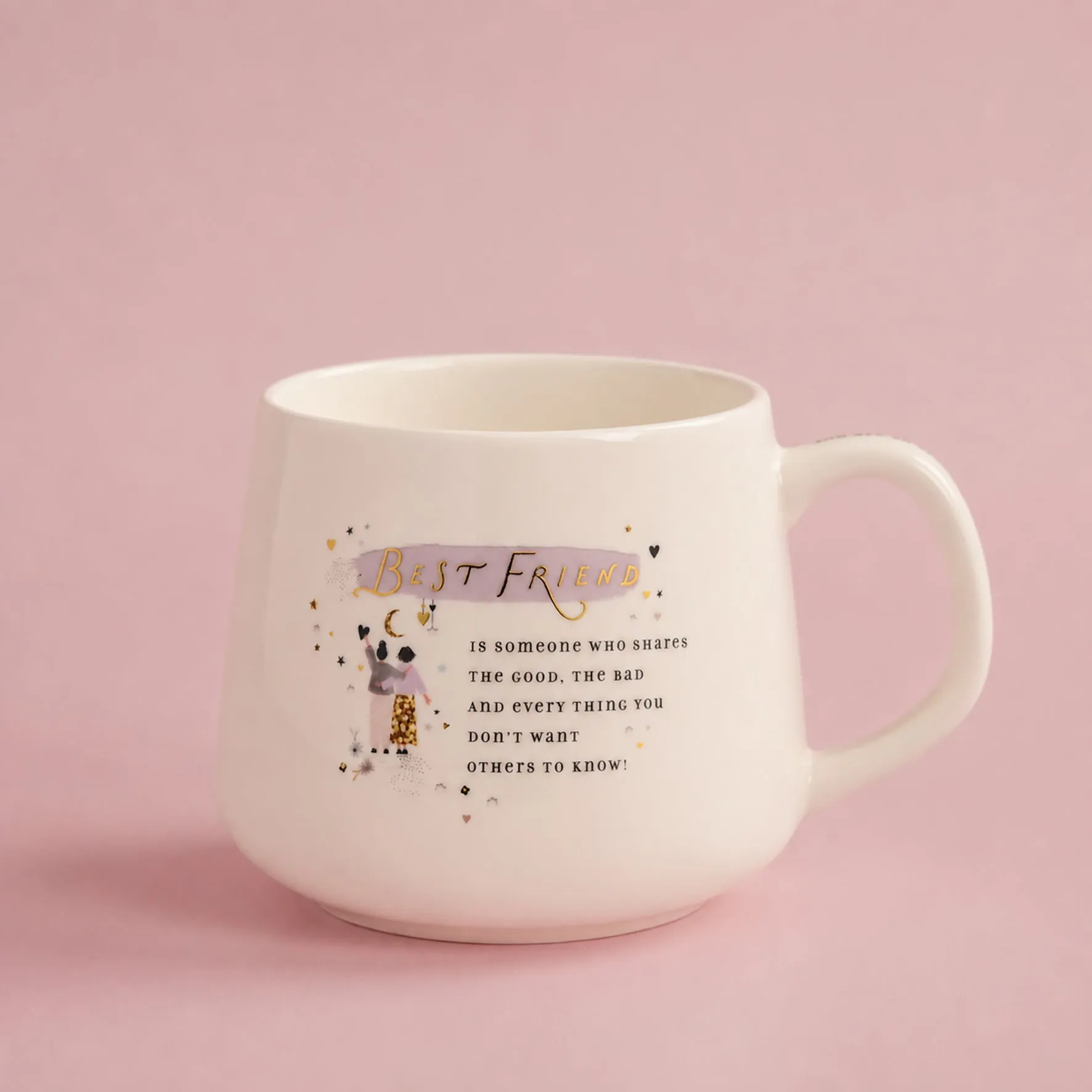 The Little Things Best Friend Mug - White, Ceramic by Julian Charles, image 2