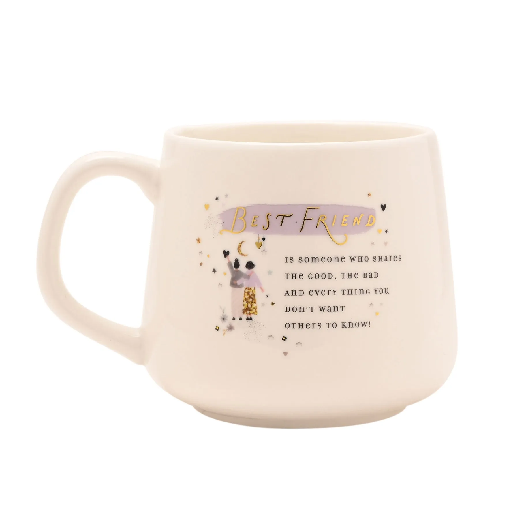 The Little Things Best Friend Mug - White, Ceramic by Julian Charles