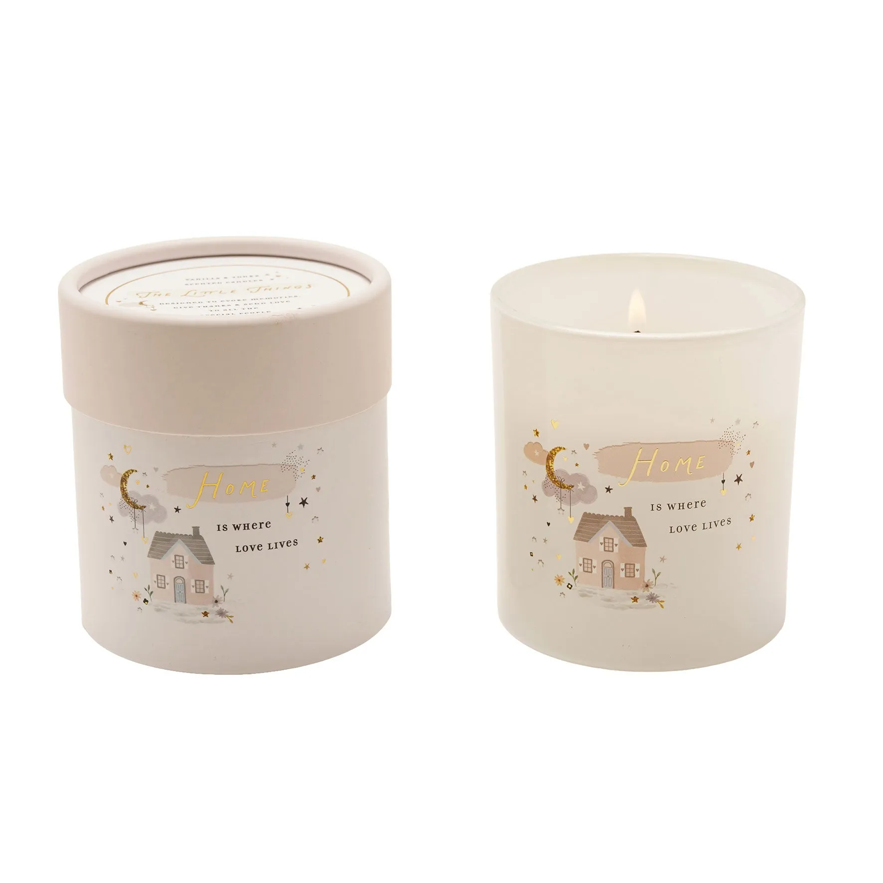 The Little Things Home Candle - White, Glass product