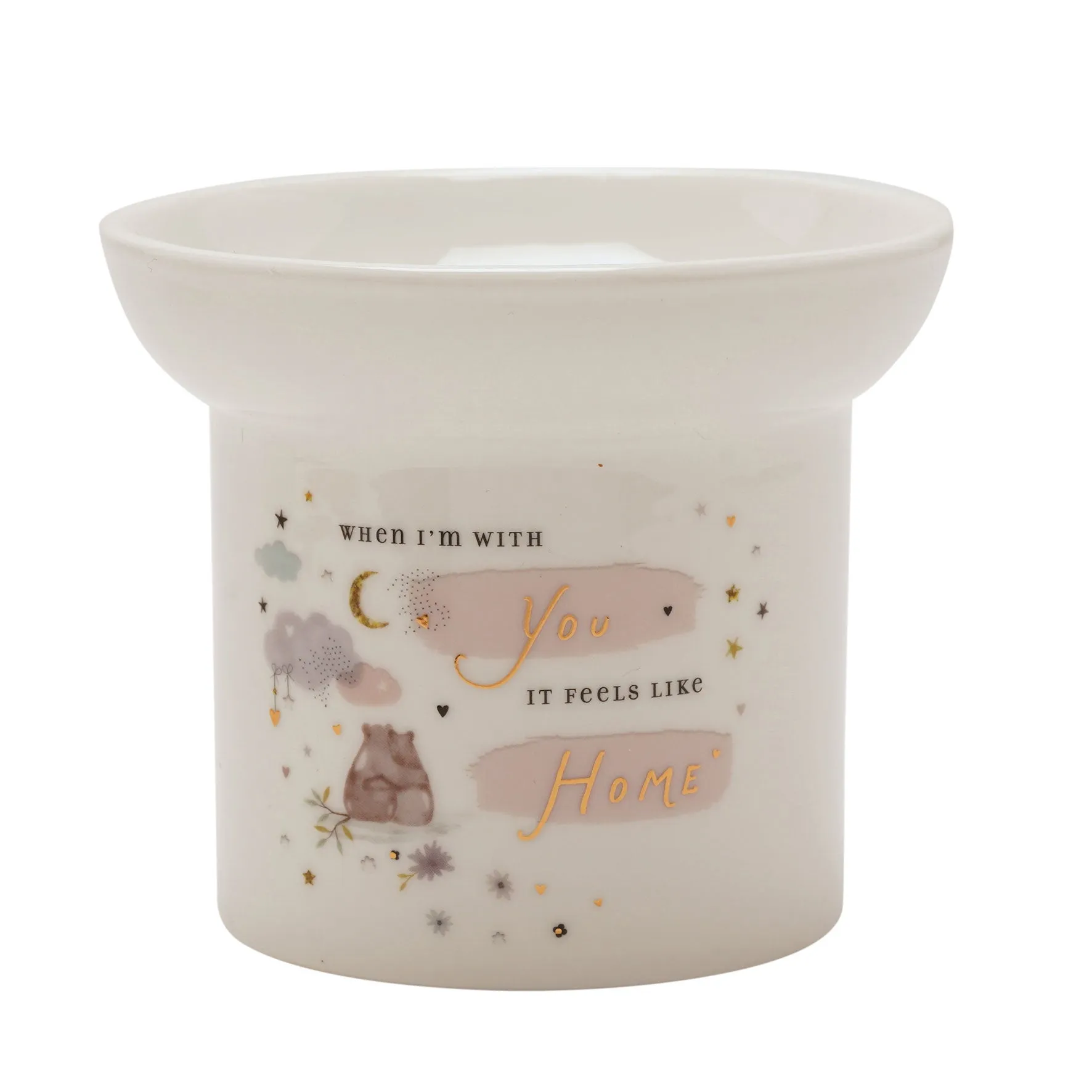 The Little Things Home Wax Melt Burner - White, Ceramic product
