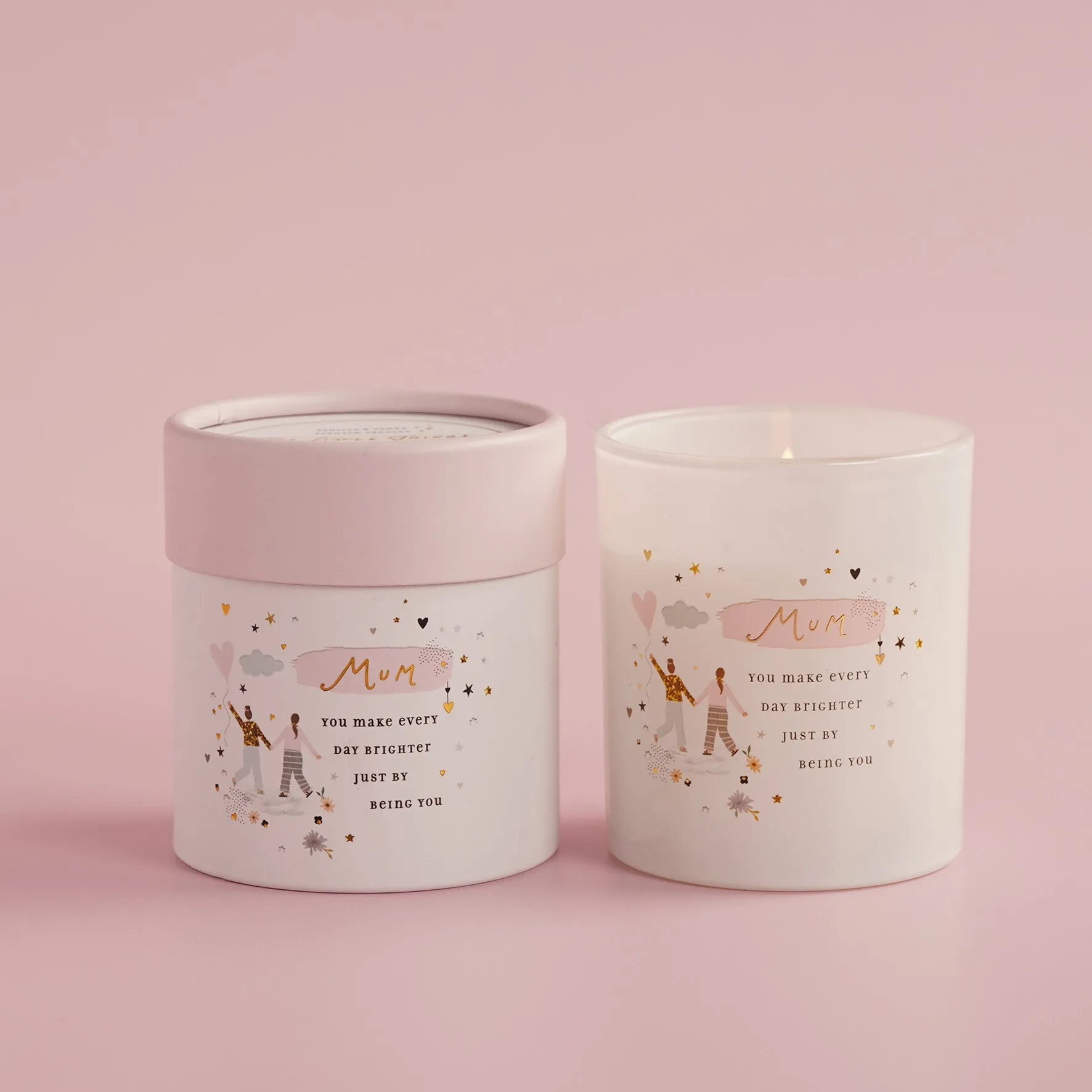 The Little Things Mum Candle - White alternate view