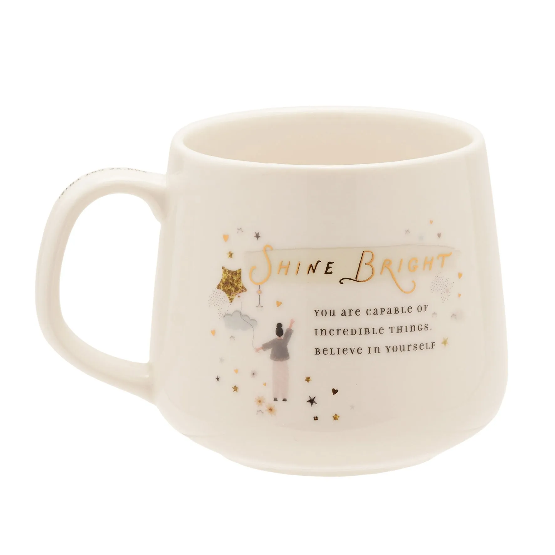 The Little Things Shine Bright Mug - White, Ceramic product