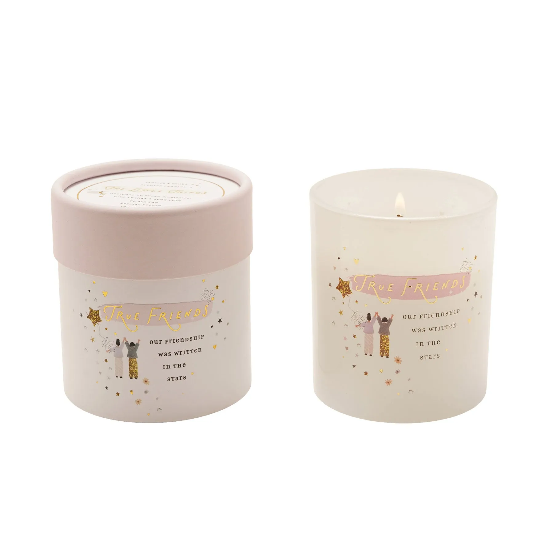 The Little Things True Friends Candle - White product